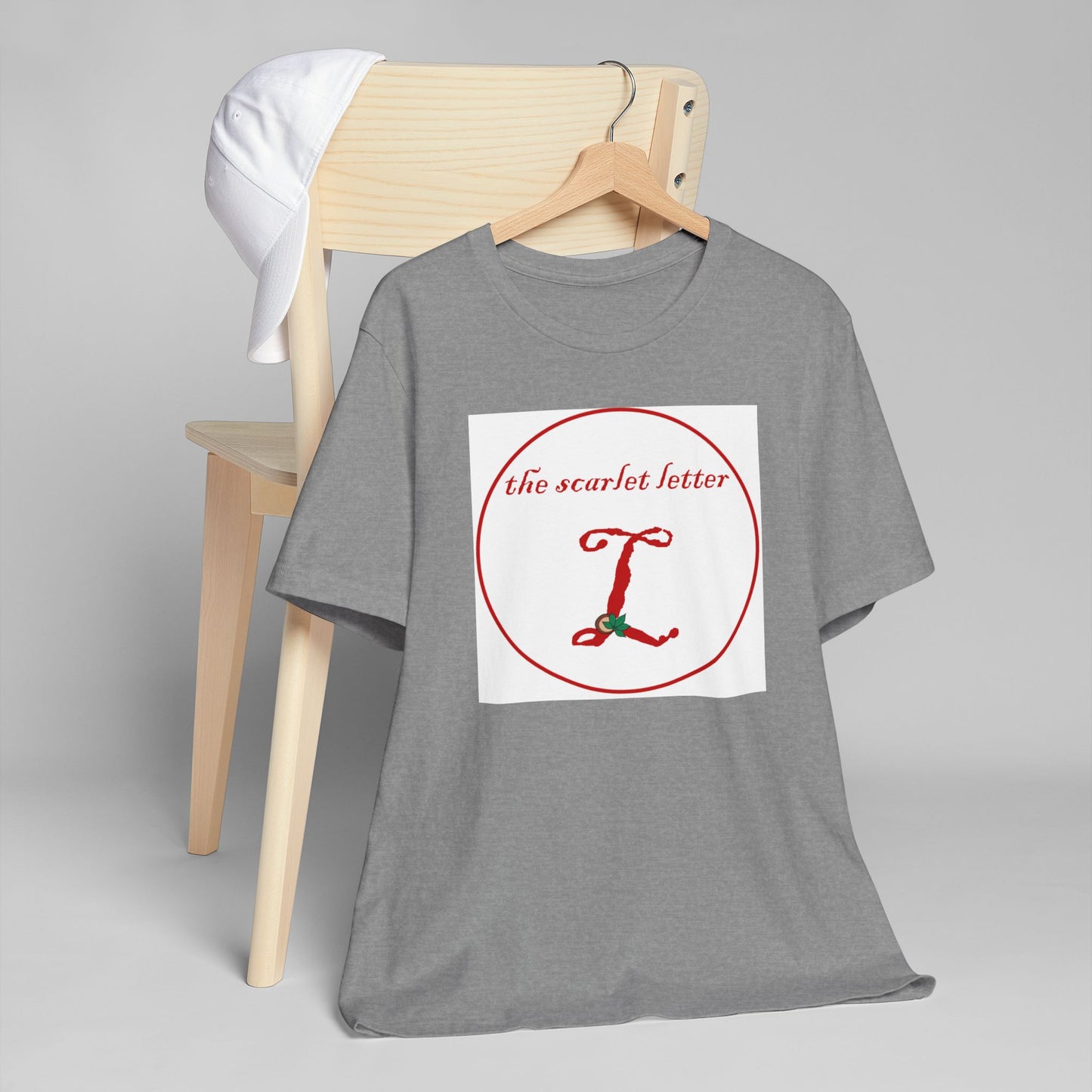 Ohio St Parody - Scarlett Letter = L - Lines Sports Unisex Jersey T-Shirt – Casual Athletic Apparel