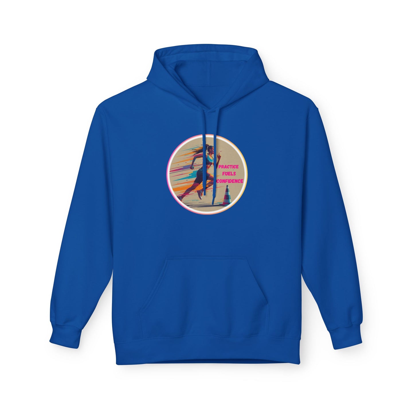 PRACTICE MODIVATIONAL - Women's Inspirational Hoodie, Unisex Midweight Hoodie for Relaxation, Gift for Friends, Motivational Sweatshirt, Warm Fleece, Everyday Comfort