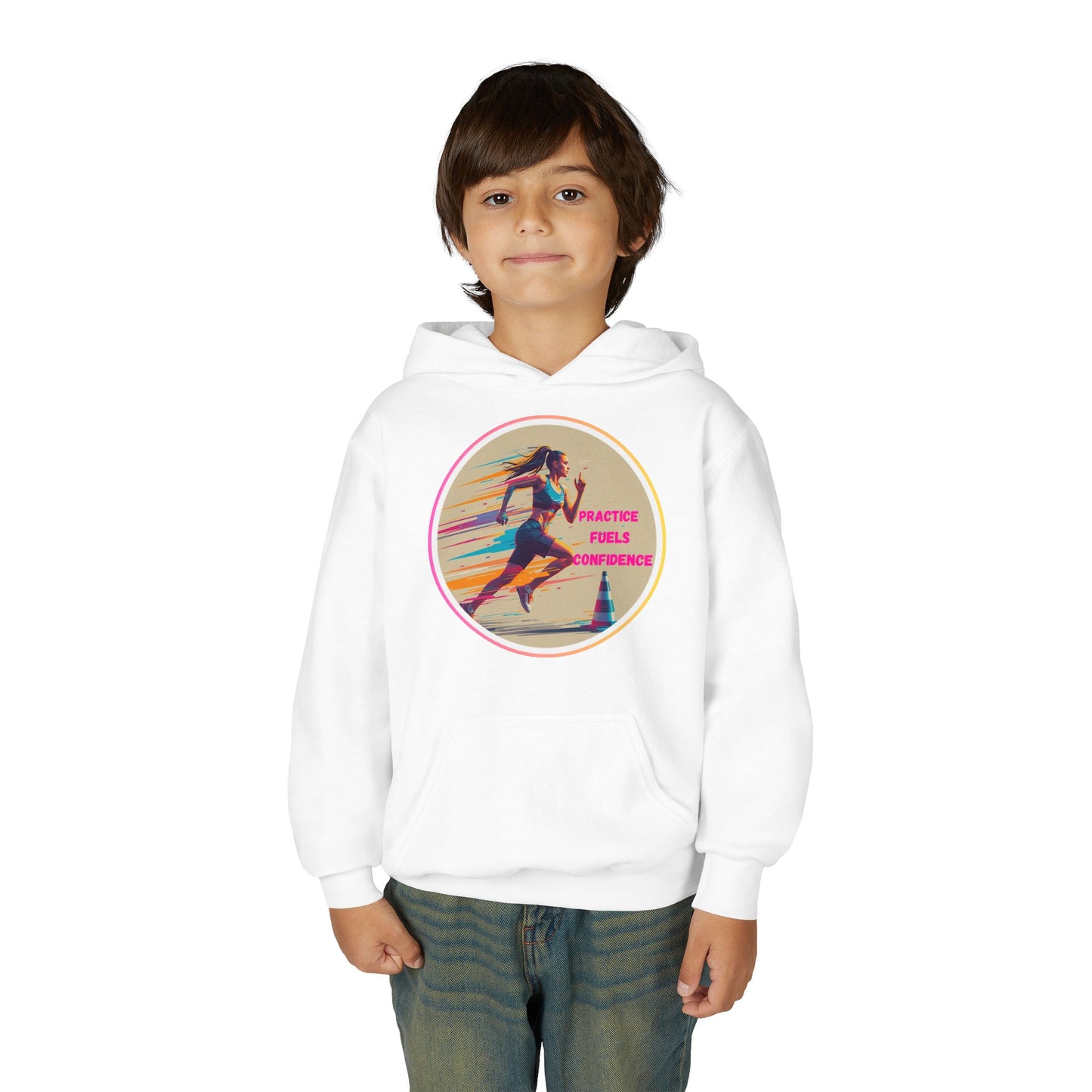 SPORTS MODIVATIONAL INSPIRATIONAL Colorful Youth Hoodie - Inspirational Streetwear, Motivational Gift, Everyday Comfort, Trendy Fashion, Creative Self-Expression