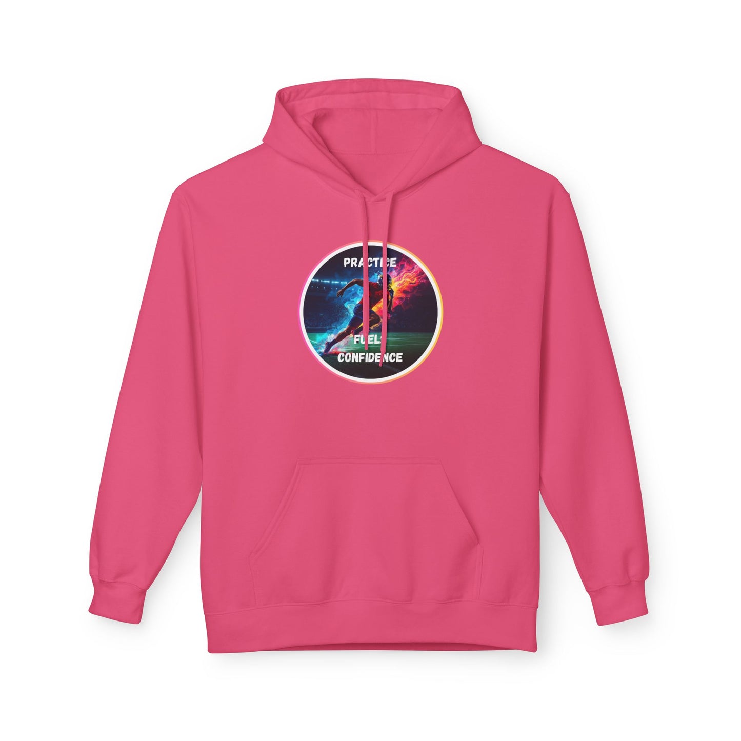 PRACTICE MODIVATIONAL - Inspirational Hoodie, Unisex Midweight Hoodie for Relaxation, Gift for Friends, Motivational Sweatshirt, Warm Fleece, Everyday Comfort