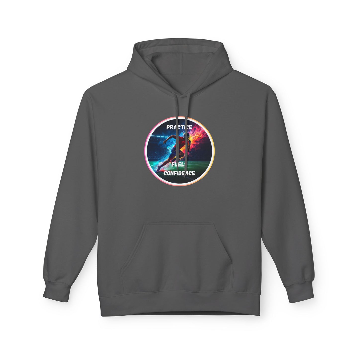 PRACTICE MODIVATIONAL - Inspirational Hoodie, Unisex Midweight Hoodie for Relaxation, Gift for Friends, Motivational Sweatshirt, Warm Fleece, Everyday Comfort