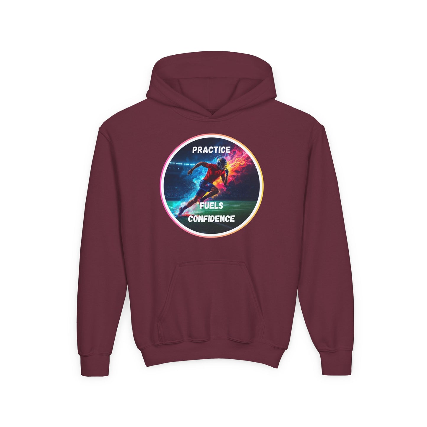 SPORTS MODIVATIONAL BOYS INSPIRATIONAL Colorful Youth Hoodie - Inspirational Streetwear, Motivational Gift, Everyday Comfort, Trendy Fashion, Creative Self-Expression