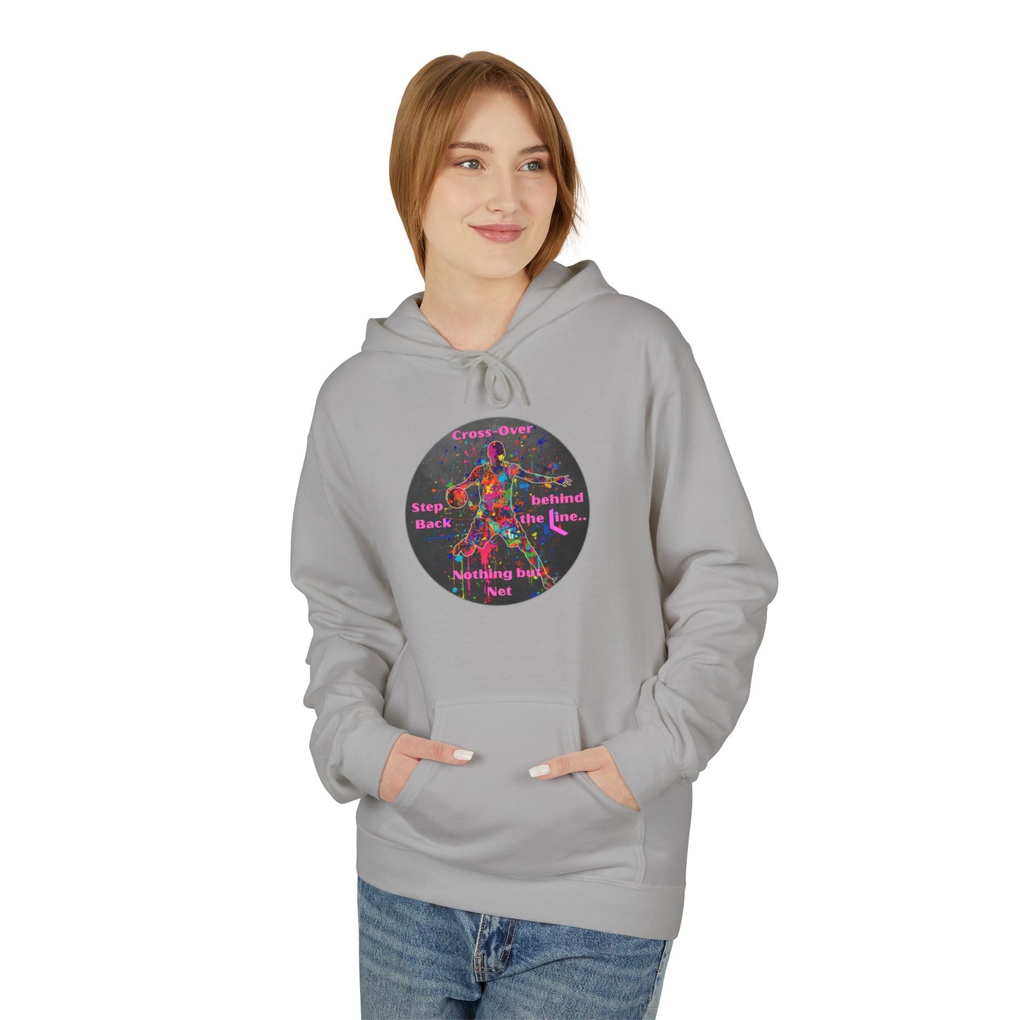 BASKETBALL MODIVATIONAL - Inspirational Hoodie, Unisex Midweight Hoodie for Relaxation, Gift for Friends, Motivational Sweatshirt, Warm Fleece, Everyday Comfort