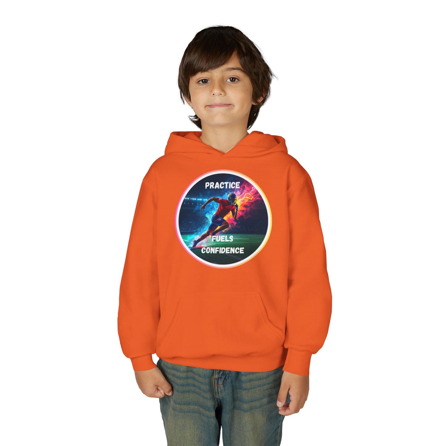 SPORTS MODIVATIONAL BOYS INSPIRATIONAL Colorful Youth Hoodie - Inspirational Streetwear, Motivational Gift, Everyday Comfort, Trendy Fashion, Creative Self-Expression
