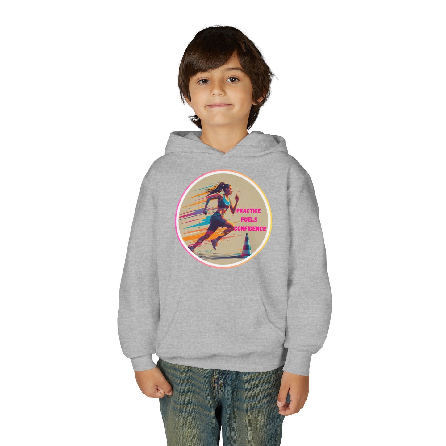 SPORTS MODIVATIONAL INSPIRATIONAL Colorful Youth Hoodie - Inspirational Streetwear, Motivational Gift, Everyday Comfort, Trendy Fashion, Creative Self-Expression