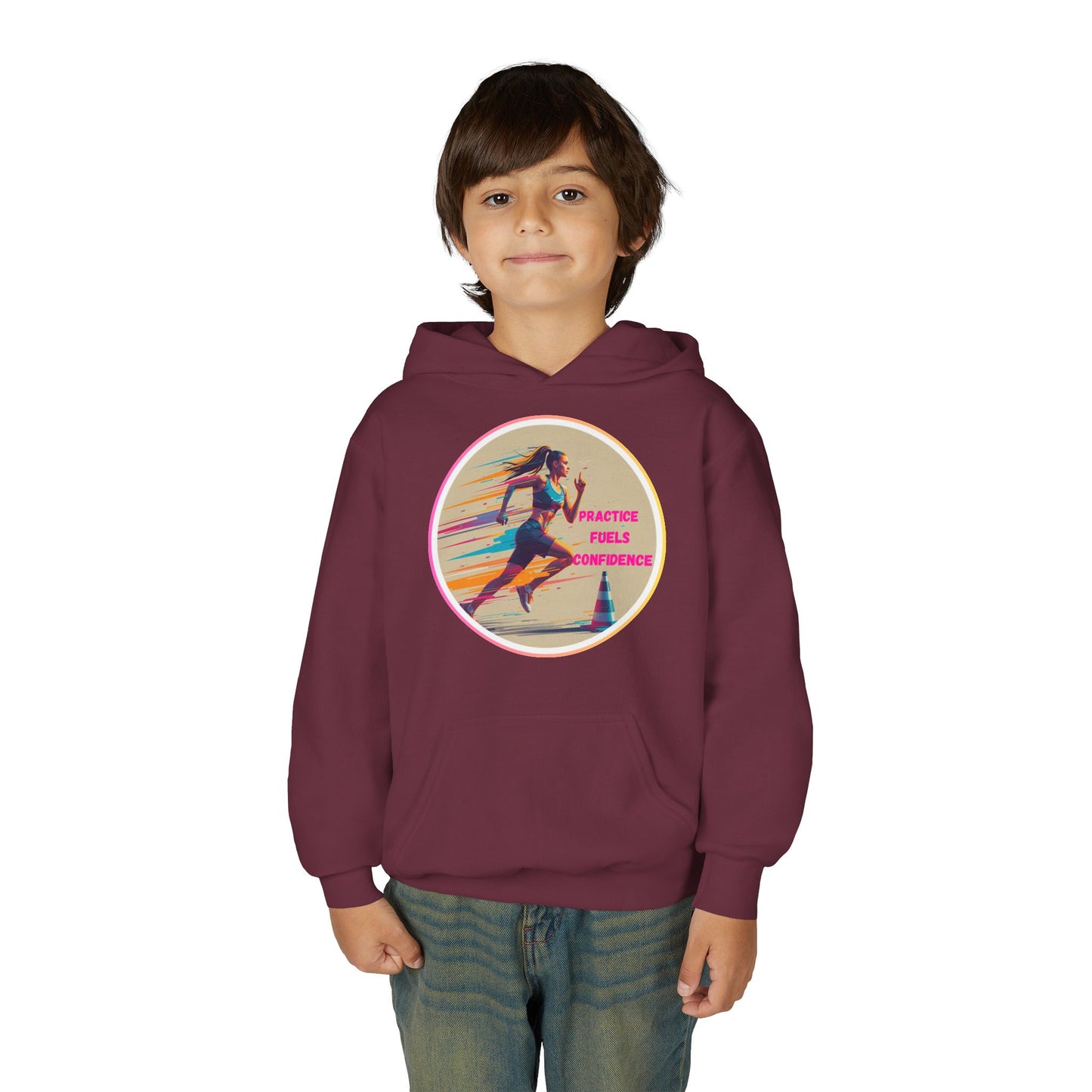 SPORTS MODIVATIONAL INSPIRATIONAL Colorful Youth Hoodie - Inspirational Streetwear, Motivational Gift, Everyday Comfort, Trendy Fashion, Creative Self-Expression