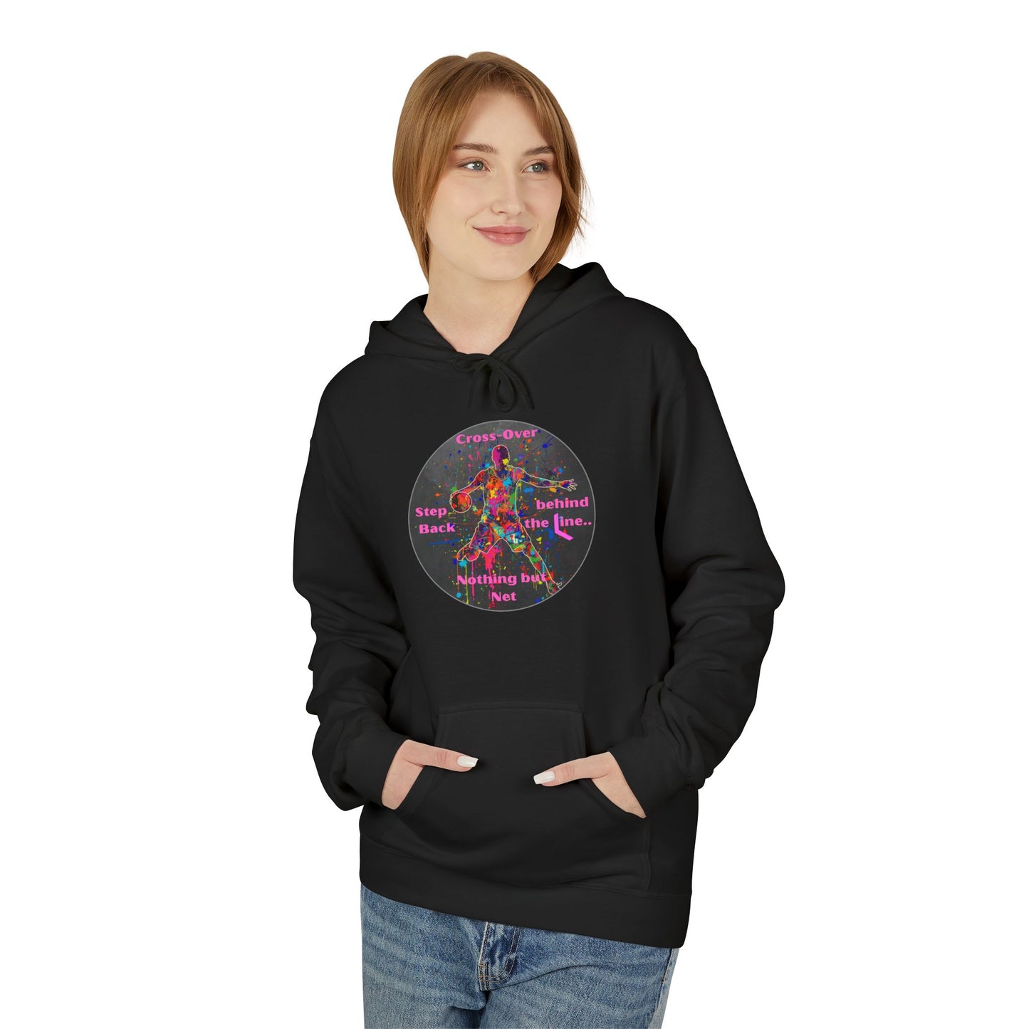 BASKETBALL MODIVATIONAL - Inspirational Hoodie, Unisex Midweight Hoodie for Relaxation, Gift for Friends, Motivational Sweatshirt, Warm Fleece, Everyday Comfort