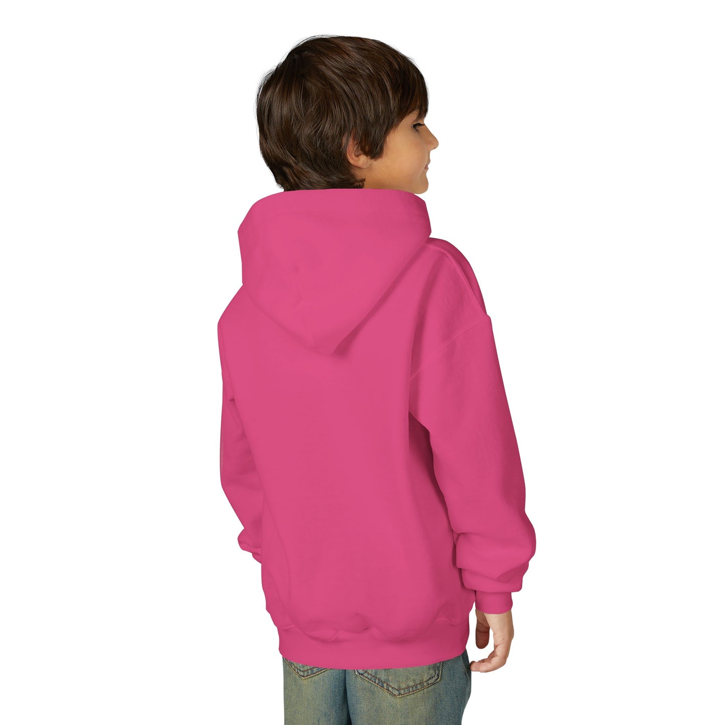 BASKETBALL INSPIRATIONAL Colorful Youth Hoodie - Inspirational Streetwear, Motivational Gift, Everyday Comfort, Trendy Fashion, Creative Self-Expression