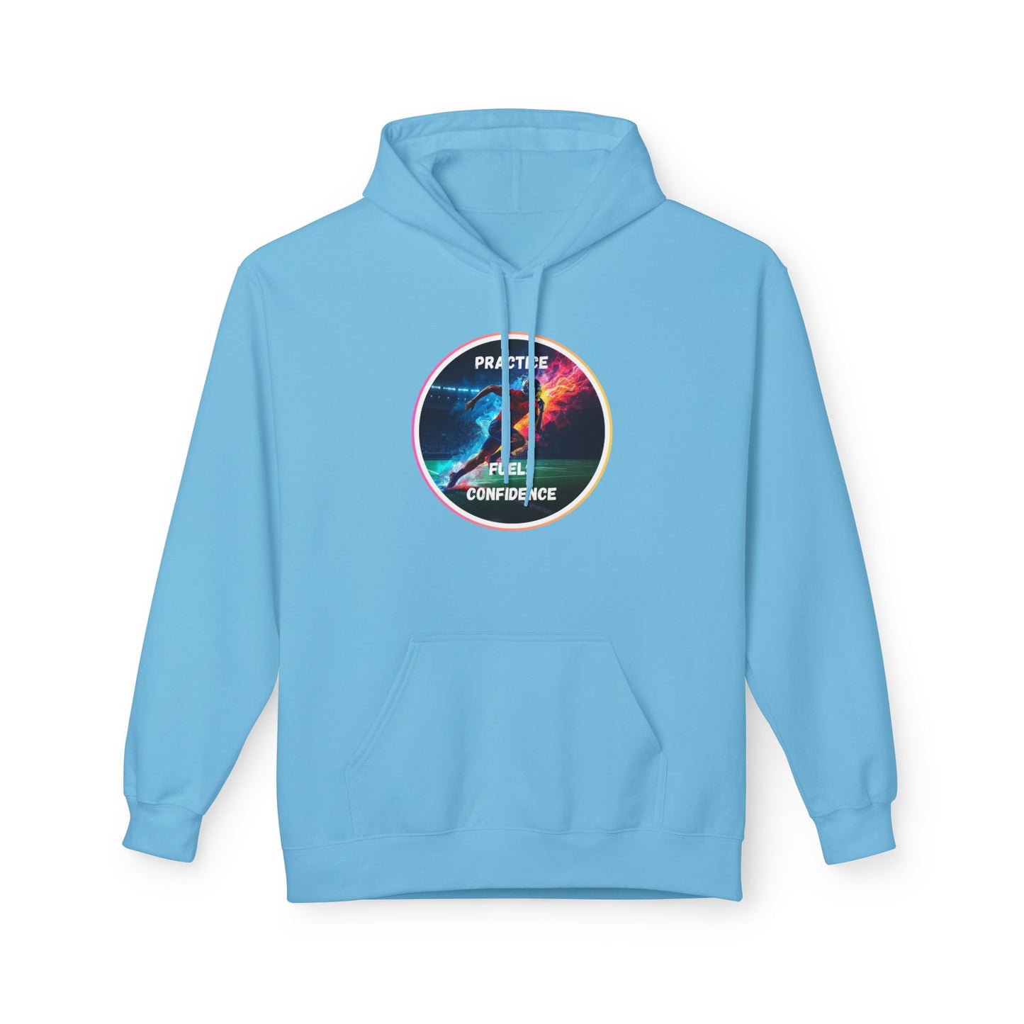 PRACTICE MODIVATIONAL - Inspirational Hoodie, Unisex Midweight Hoodie for Relaxation, Gift for Friends, Motivational Sweatshirt, Warm Fleece, Everyday Comfort