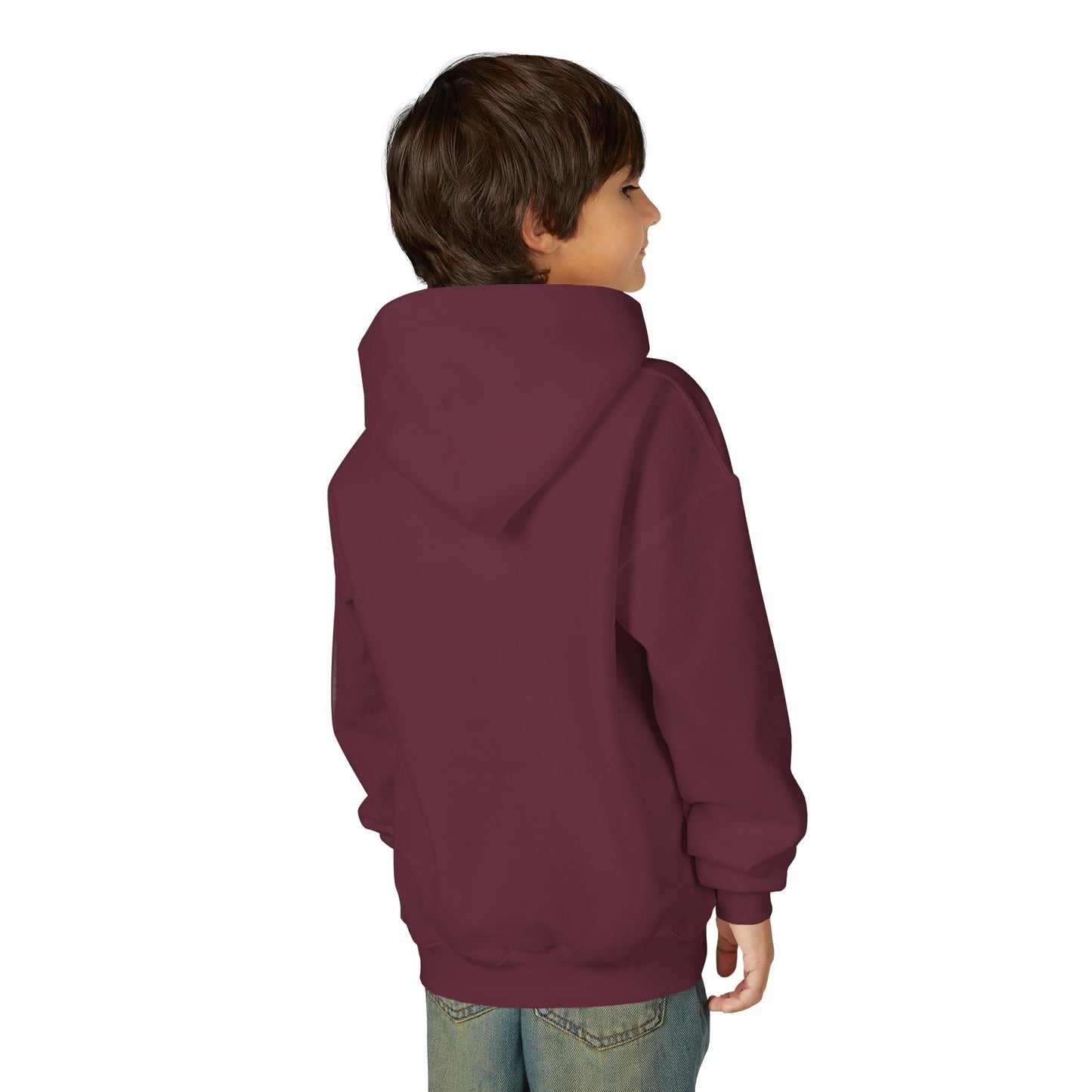 BASKETBALL INSPIRATIONAL Colorful Youth Hoodie - Inspirational Streetwear, Motivational Gift, Everyday Comfort, Trendy Fashion, Creative Self-Expression