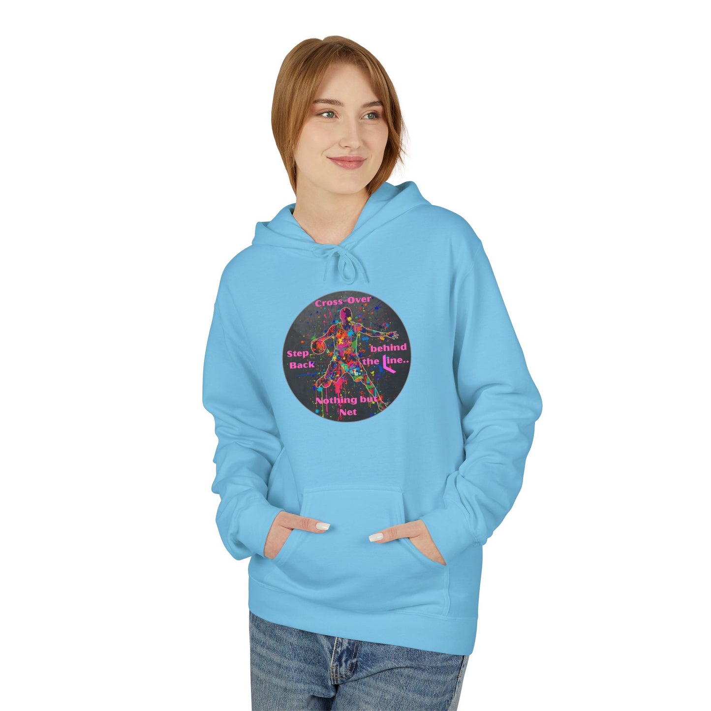 BASKETBALL MODIVATIONAL - Inspirational Hoodie, Unisex Midweight Hoodie for Relaxation, Gift for Friends, Motivational Sweatshirt, Warm Fleece, Everyday Comfort