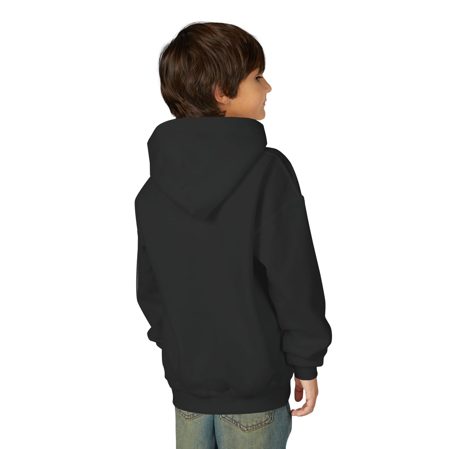 BASKETBALL INSPIRATIONAL Colorful Youth Hoodie - Inspirational Streetwear, Motivational Gift, Everyday Comfort, Trendy Fashion, Creative Self-Expression