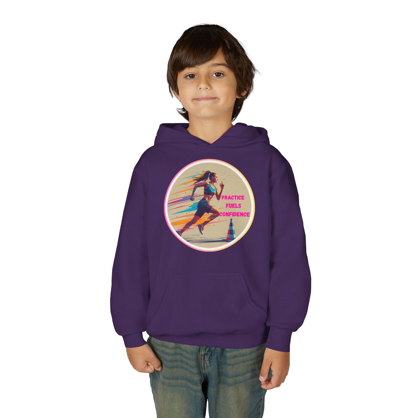 SPORTS MODIVATIONAL INSPIRATIONAL Colorful Youth Hoodie - Inspirational Streetwear, Motivational Gift, Everyday Comfort, Trendy Fashion, Creative Self-Expression