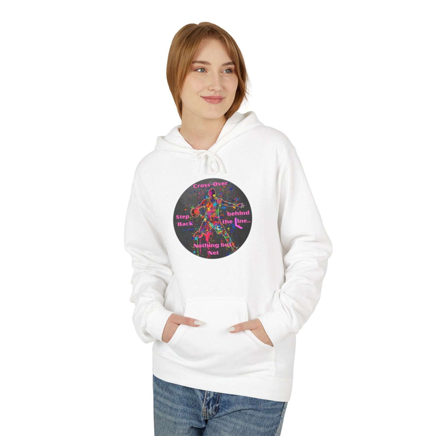 BASKETBALL MODIVATIONAL - Inspirational Hoodie, Unisex Midweight Hoodie for Relaxation, Gift for Friends, Motivational Sweatshirt, Warm Fleece, Everyday Comfort
