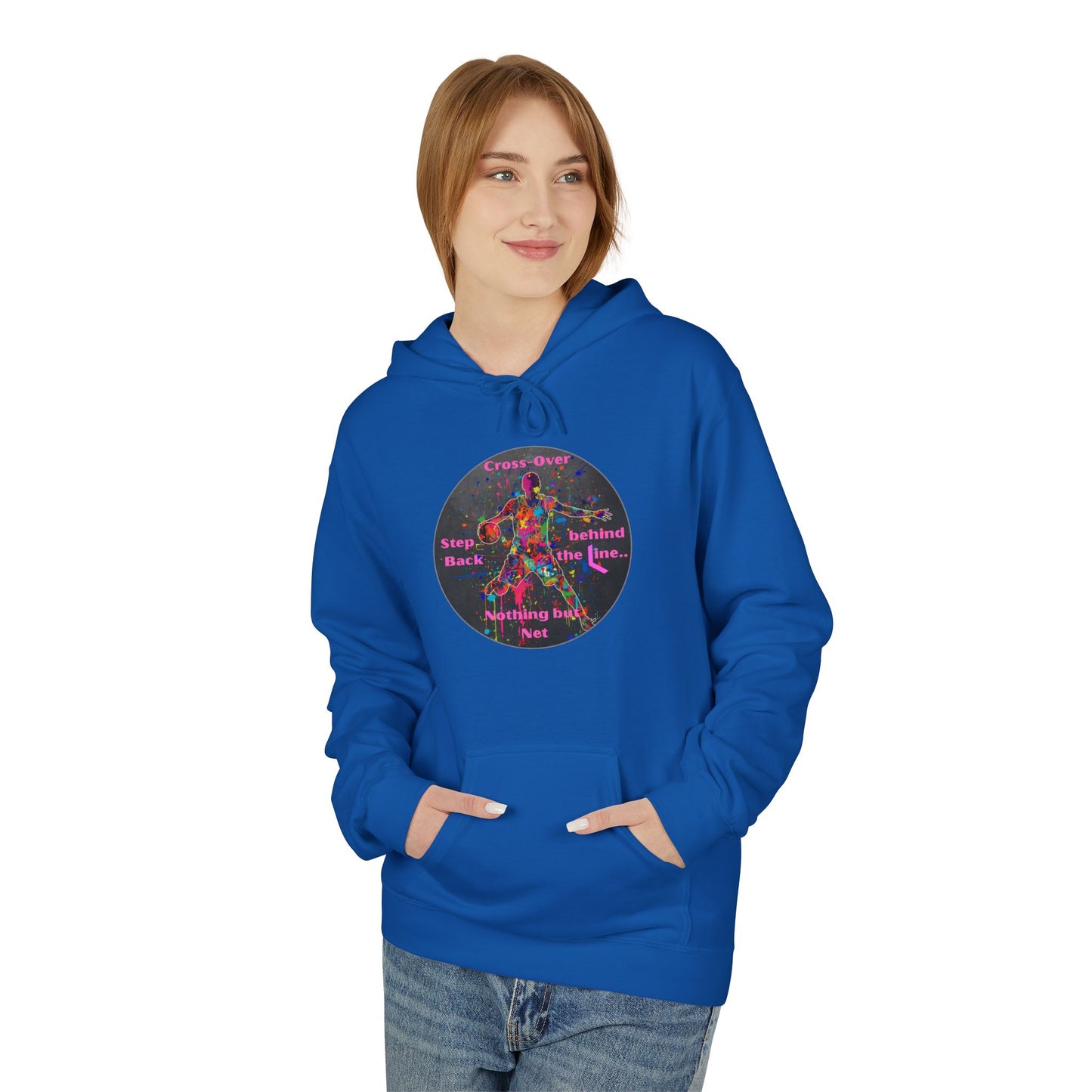 BASKETBALL MODIVATIONAL - Inspirational Hoodie, Unisex Midweight Hoodie for Relaxation, Gift for Friends, Motivational Sweatshirt, Warm Fleece, Everyday Comfort