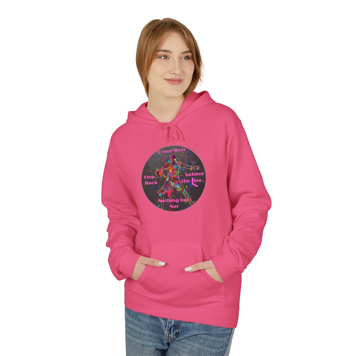 BASKETBALL MODIVATIONAL - Inspirational Hoodie, Unisex Midweight Hoodie for Relaxation, Gift for Friends, Motivational Sweatshirt, Warm Fleece, Everyday Comfort