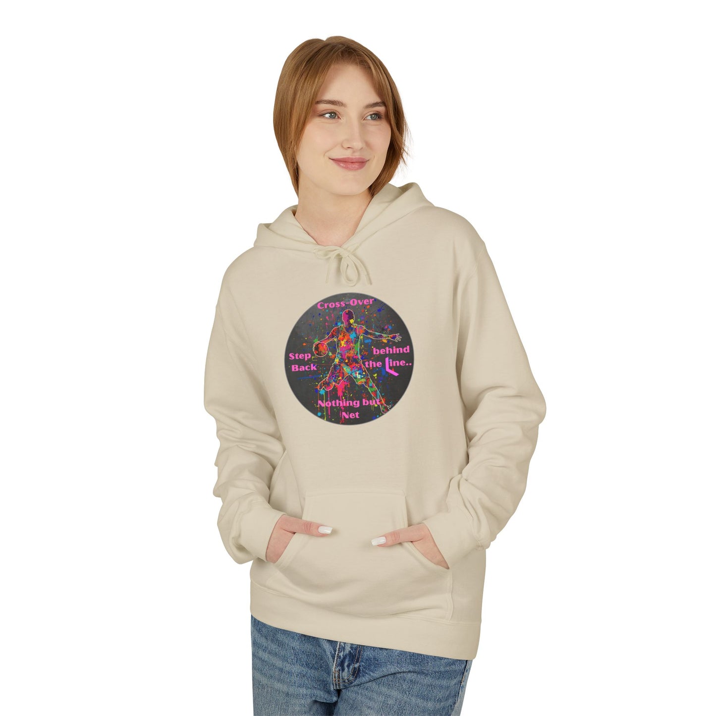 BASKETBALL MODIVATIONAL - Inspirational Hoodie, Unisex Midweight Hoodie for Relaxation, Gift for Friends, Motivational Sweatshirt, Warm Fleece, Everyday Comfort