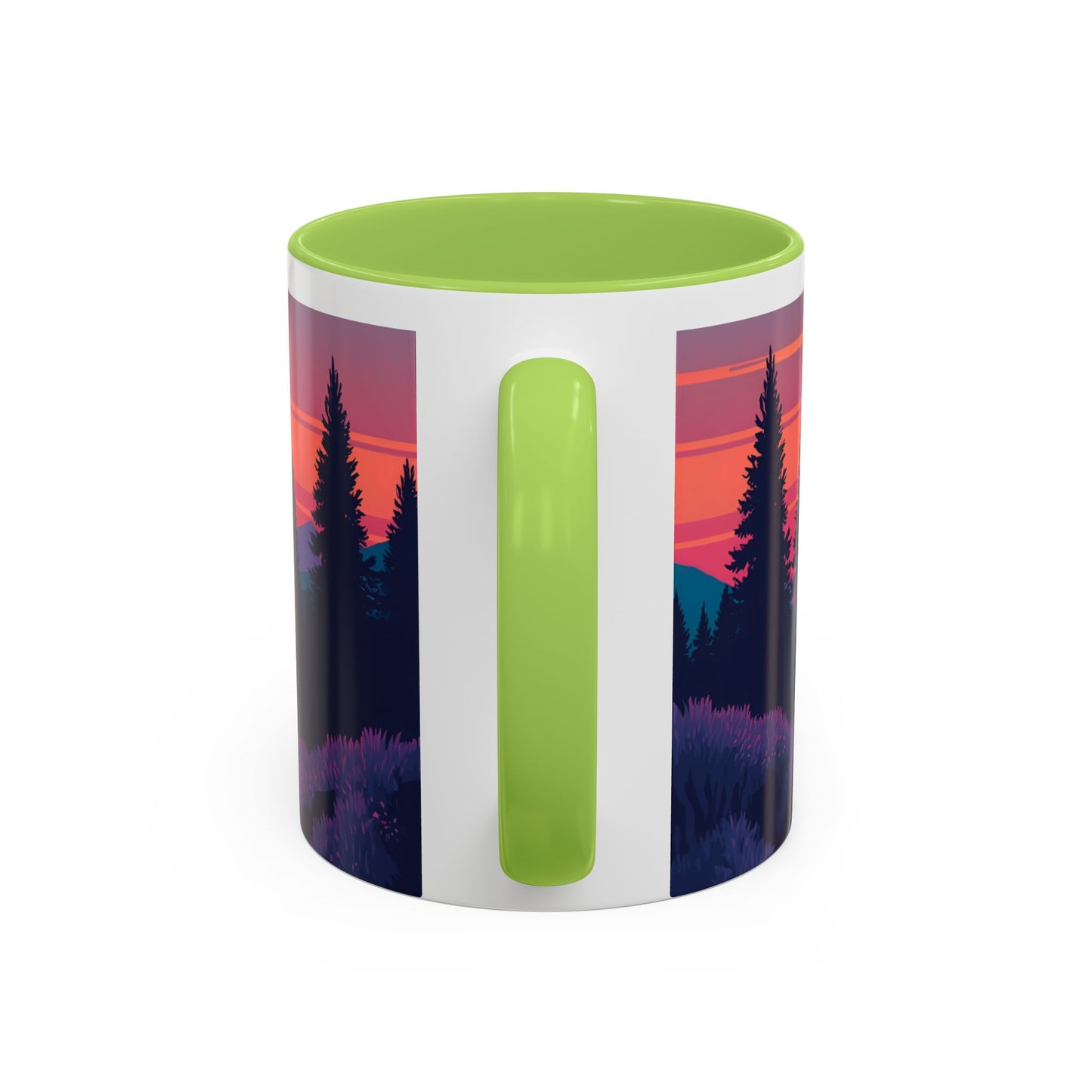 Enjoy the Brew - Mountain Sunset Coffee Mug - Enjoy the Brew, Nature Lover Gift, Camping Mug, Hiking Accessory, Cozy Home Decor