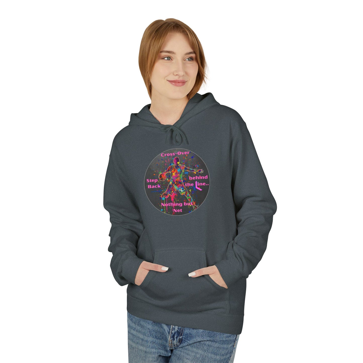 BASKETBALL MODIVATIONAL - Inspirational Hoodie, Unisex Midweight Hoodie for Relaxation, Gift for Friends, Motivational Sweatshirt, Warm Fleece, Everyday Comfort