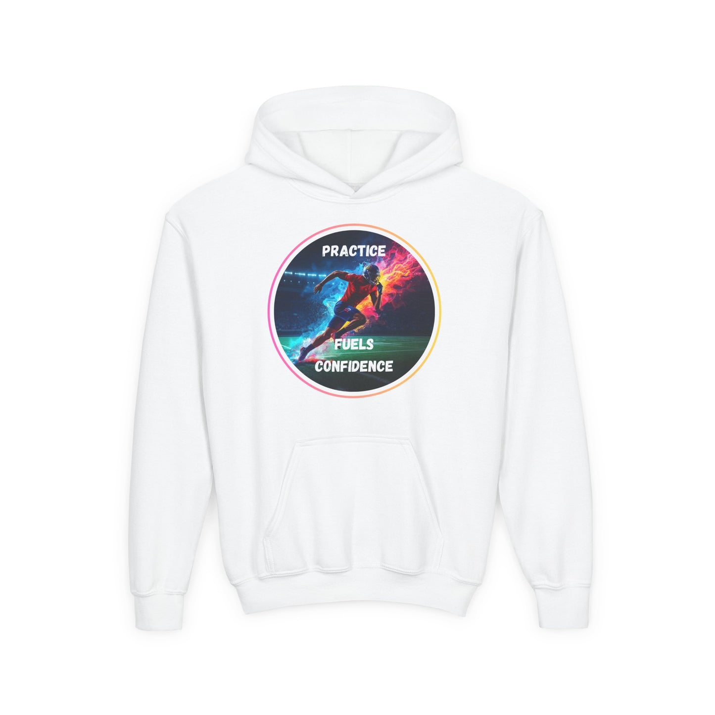 SPORTS MODIVATIONAL BOYS INSPIRATIONAL Colorful Youth Hoodie - Inspirational Streetwear, Motivational Gift, Everyday Comfort, Trendy Fashion, Creative Self-Expression