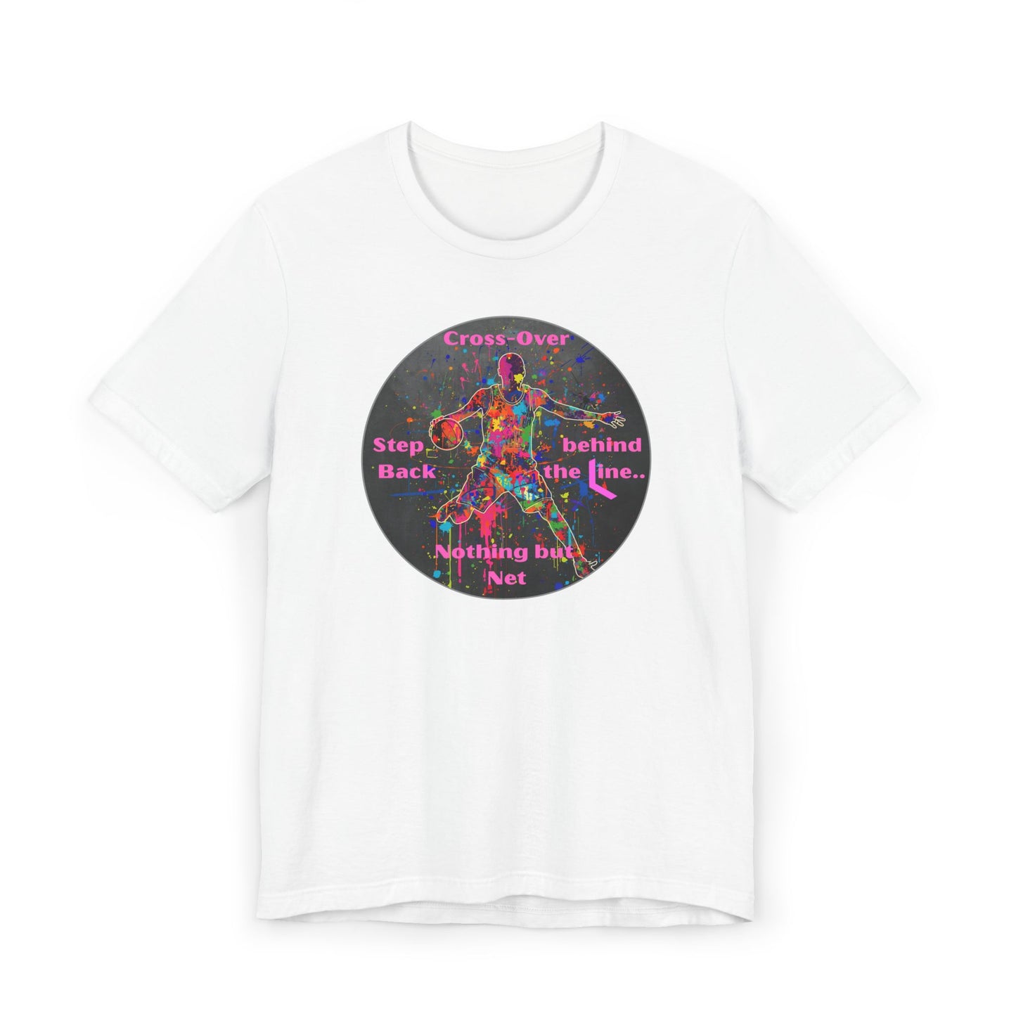 BASKETBALL - BEHIND THE LINE - Lines Sports Unisex Jersey T-Shirt – Casual Athletic Apparel