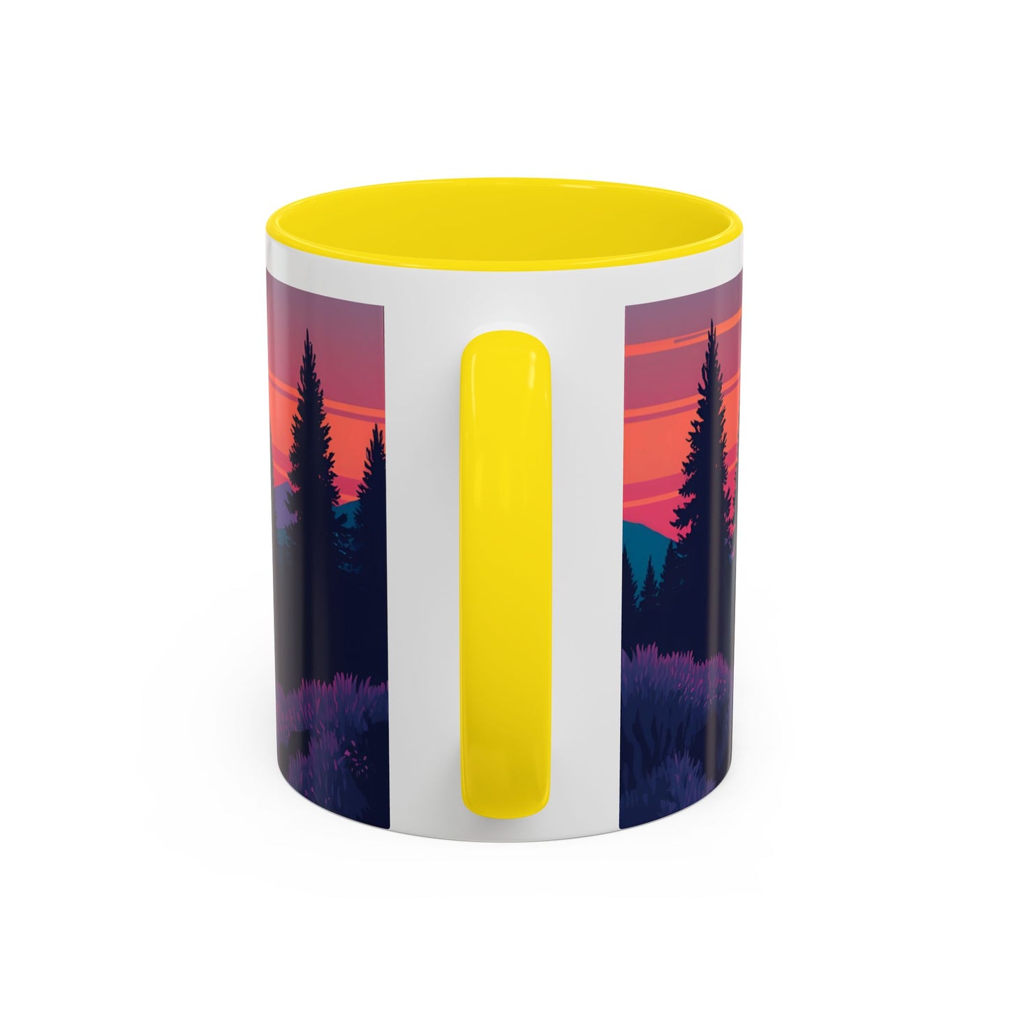 Enjoy the Brew - Mountain Sunset Coffee Mug - Enjoy the Brew, Nature Lover Gift, Camping Mug, Hiking Accessory, Cozy Home Decor