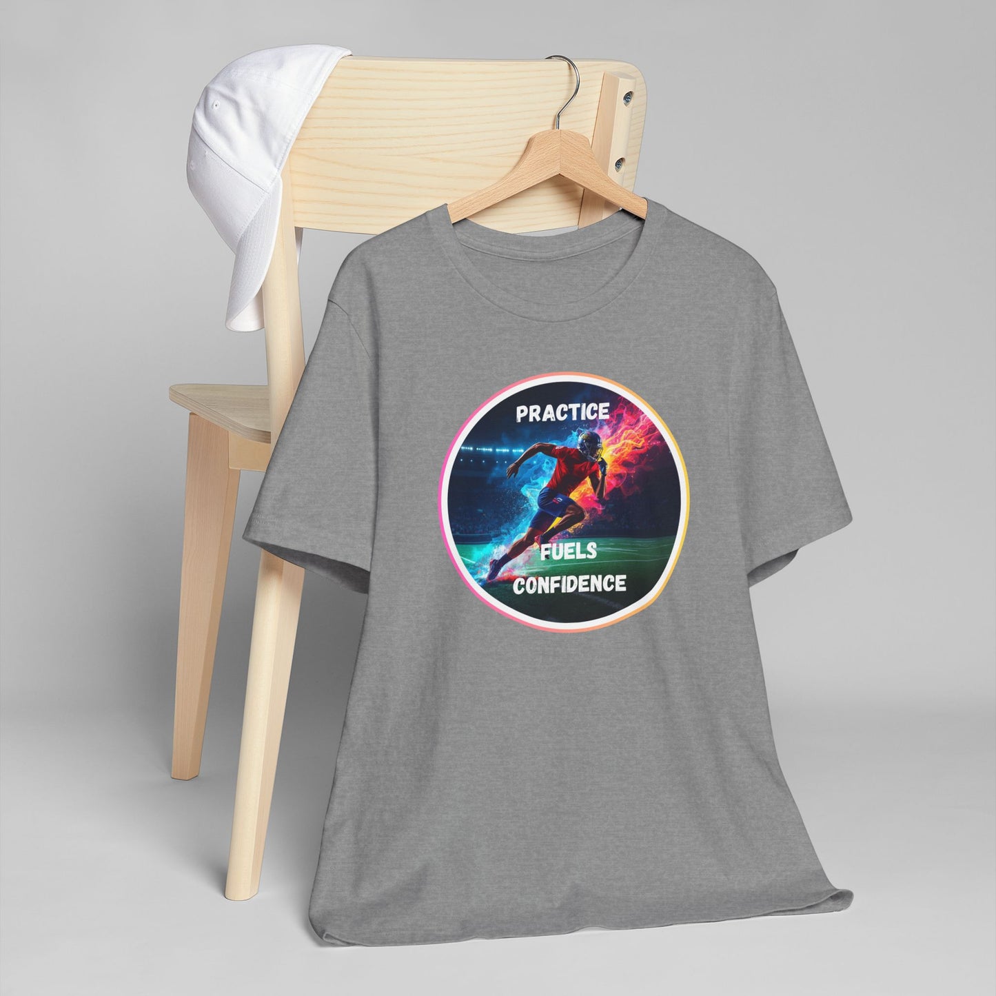 Practice - Inspirational  Lines Sports Unisex Vintage / Unisex T-Shirt – Casual Athletic Apparel