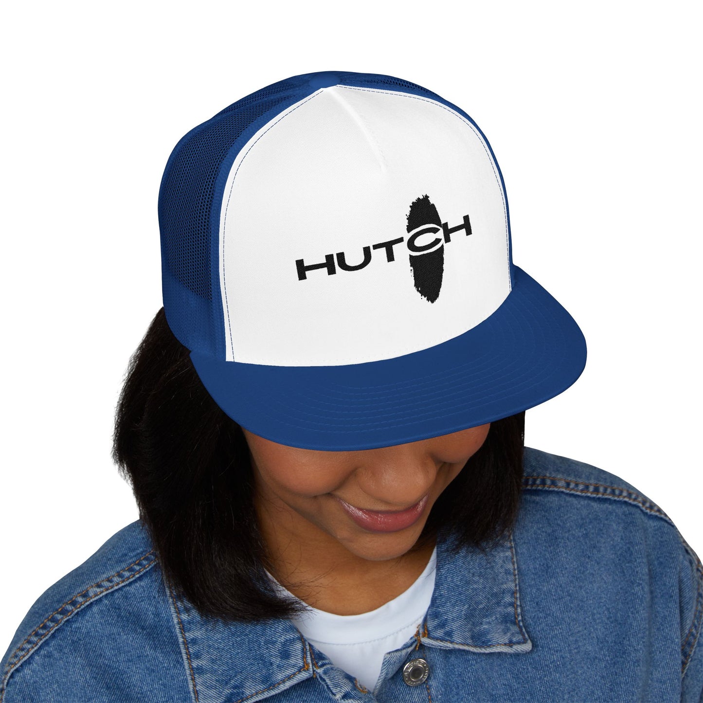 Stylish 5 Panel Trucker Cap with Embroidery, Fashion Hat, Outdoor Cap, Gift for Him, Adjustable Headwear