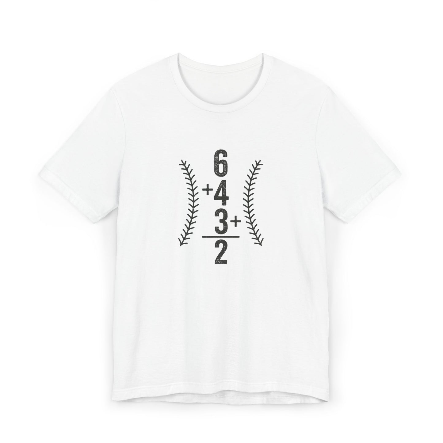 BASEBALL - 6-4-3 = Double Play -  Lines Sports Unisex Jersey T-Shirt – Casual Athletic Apparel