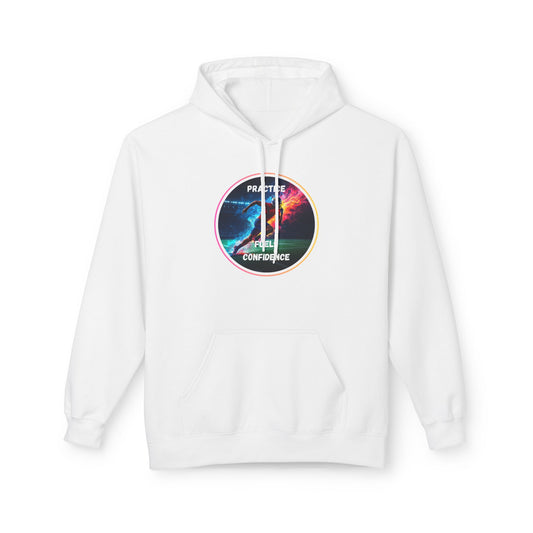 PRACTICE MODIVATIONAL -  Inspirational Hoodie, Unisex Midweight Hoodie for Relaxation, Gift for Friends, Motivational Sweatshirt, Warm Fleece, Everyday Comfort