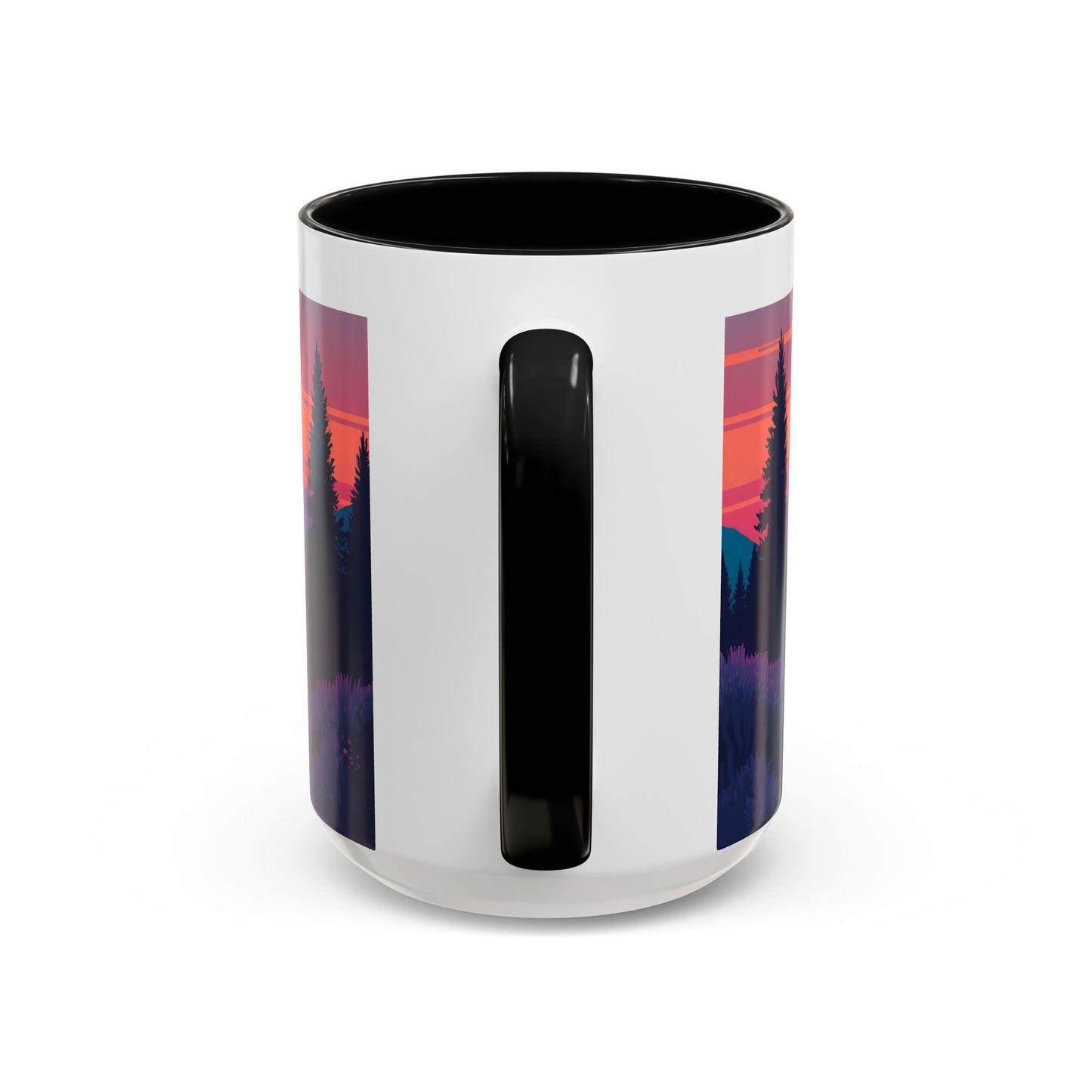 Enjoy the Brew - Mountain Sunset Coffee Mug - Enjoy the Brew, Nature Lover Gift, Camping Mug, Hiking Accessory, Cozy Home Decor