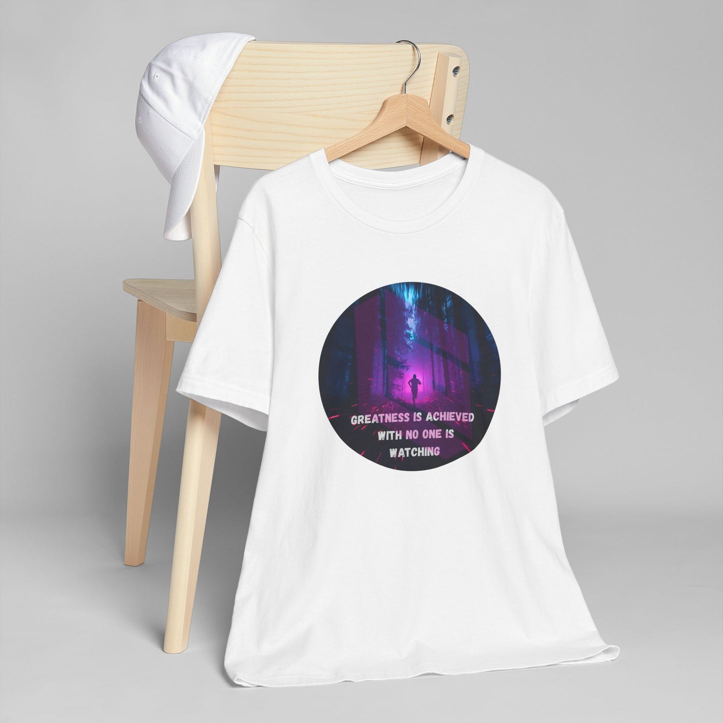 GREATNESS - Inspirational - Lines Sports Unisex Jersey T-Shirt – Casual Athletic Apparel (Copy)