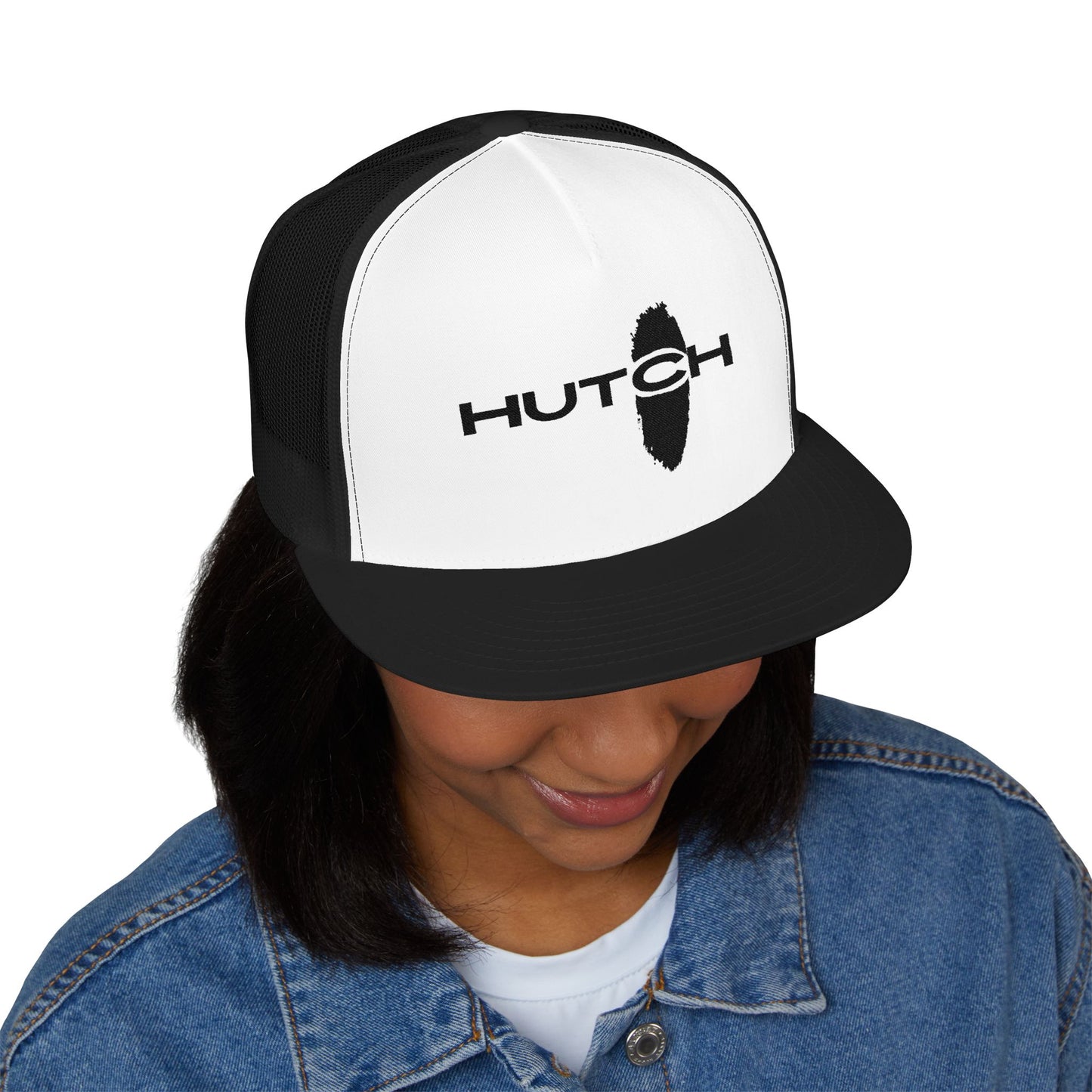 Stylish 5 Panel Trucker Cap with Embroidery, Fashion Hat, Outdoor Cap, Gift for Him, Adjustable Headwear