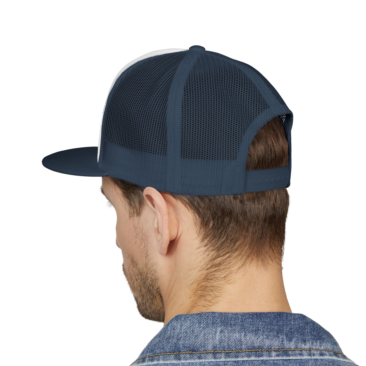 Stylish 5 Panel Trucker Cap with Embroidery, Fashion Hat, Outdoor Cap, Gift for Him, Adjustable Headwear