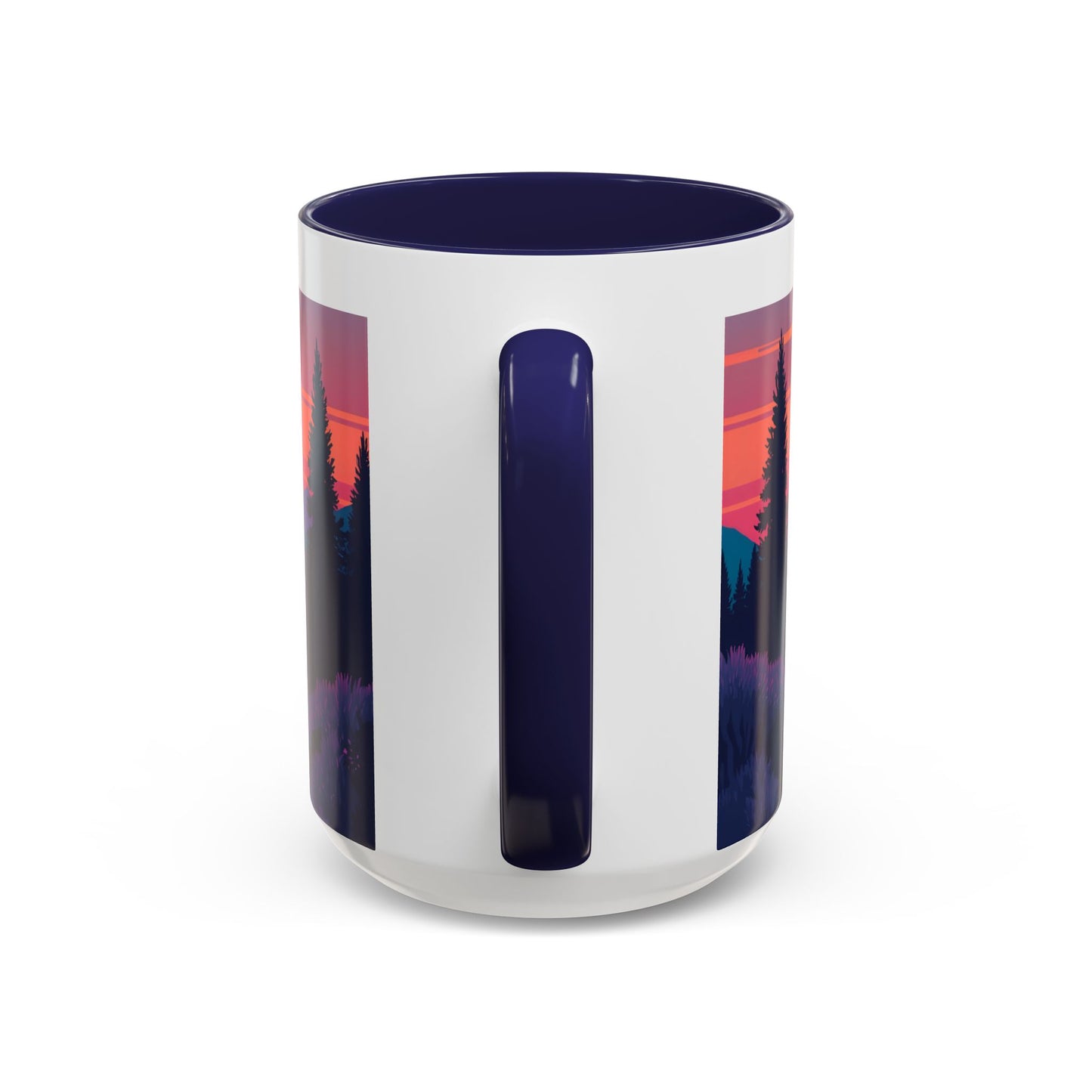 Enjoy the Brew - Mountain Sunset Coffee Mug - Enjoy the Brew, Nature Lover Gift, Camping Mug, Hiking Accessory, Cozy Home Decor