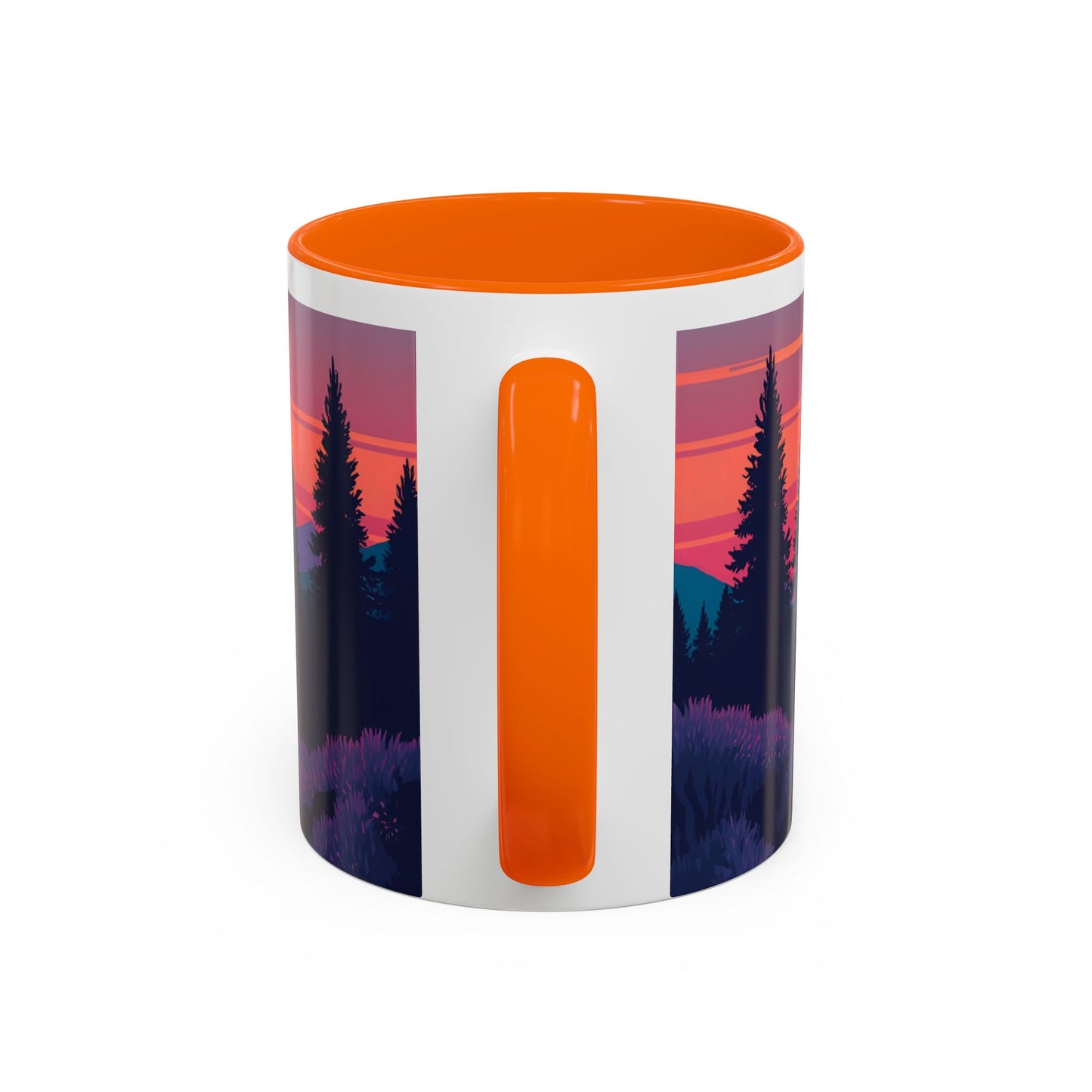 Enjoy the Brew - Mountain Sunset Coffee Mug - Enjoy the Brew, Nature Lover Gift, Camping Mug, Hiking Accessory, Cozy Home Decor