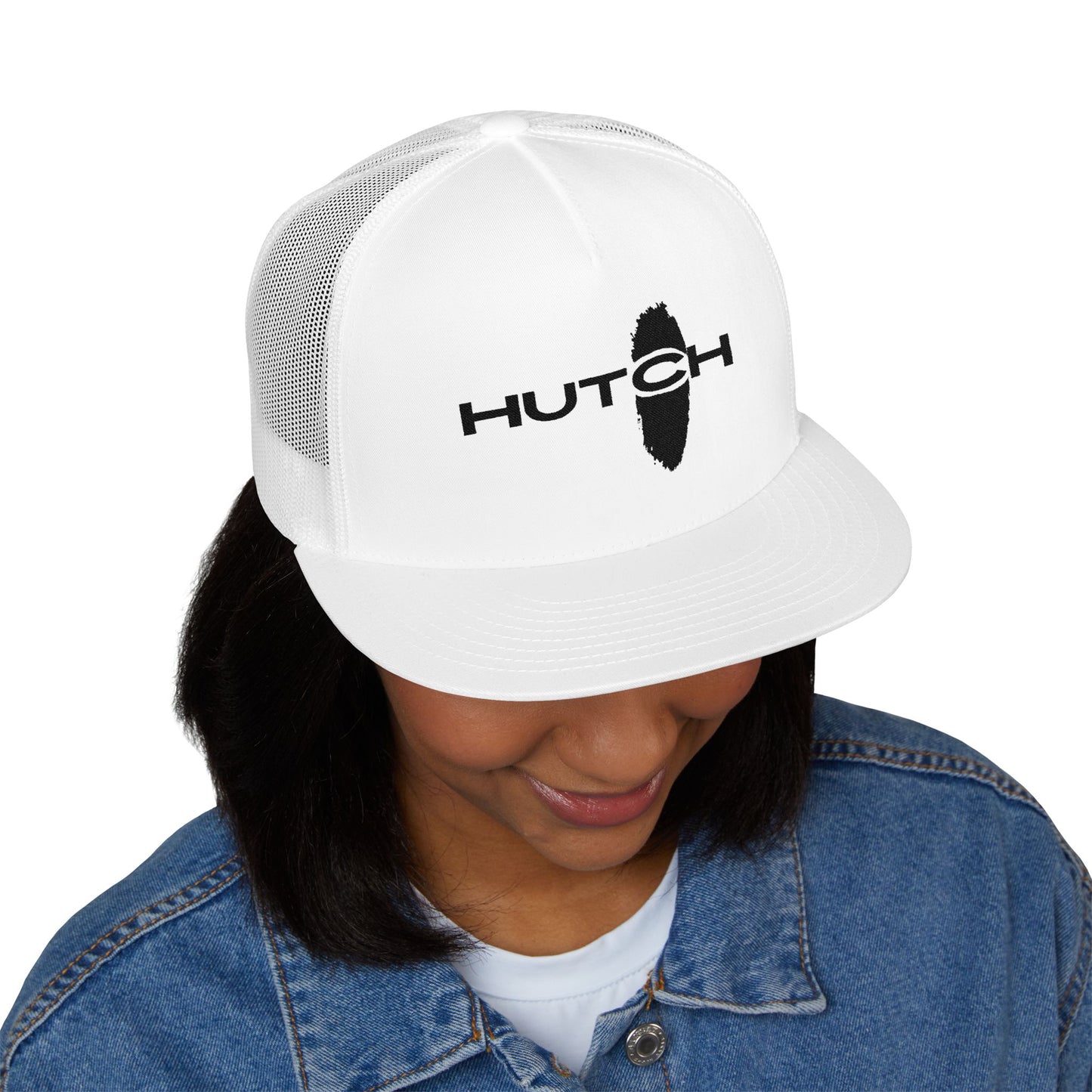 Stylish 5 Panel Trucker Cap with Embroidery, Fashion Hat, Outdoor Cap, Gift for Him, Adjustable Headwear