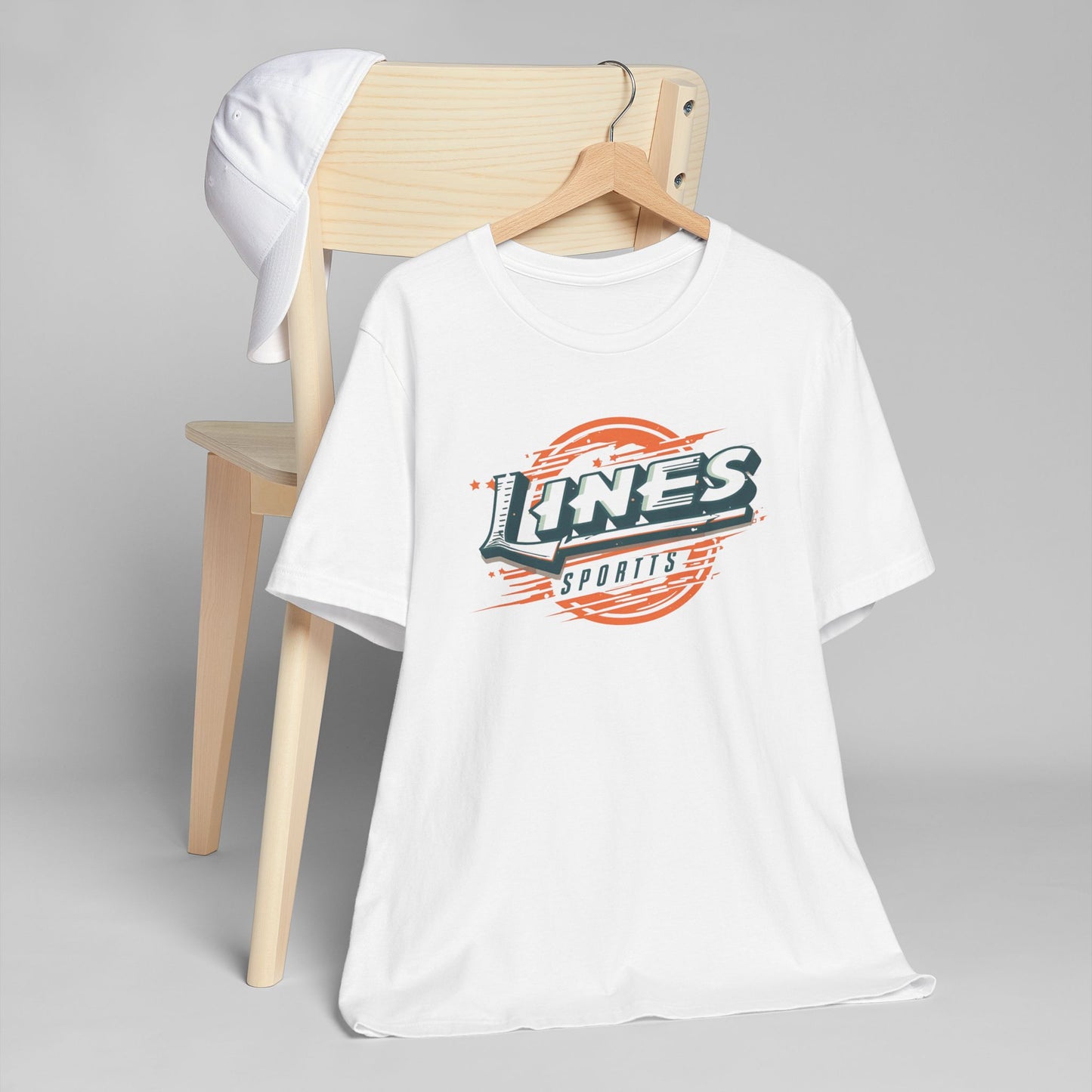 Lines Sports Unisex Vintage / Retro T-Shirt – Casual Athletic Apparel