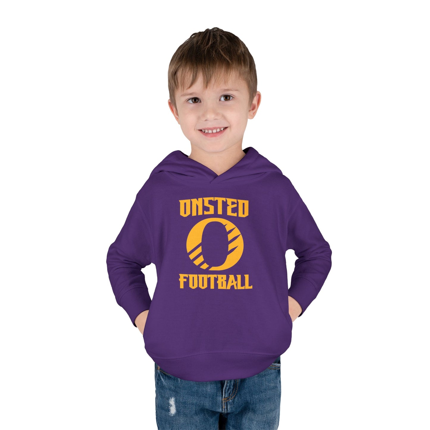 Toddler Football Hoodie — Personalized "Wagner 33" Team Pullover