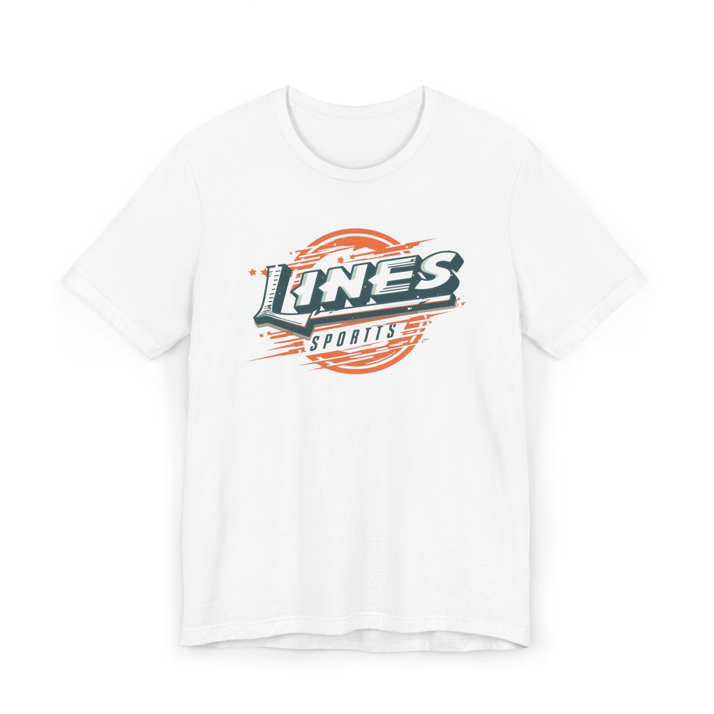 Lines Sports Unisex Vintage / Retro T-Shirt – Casual Athletic Apparel