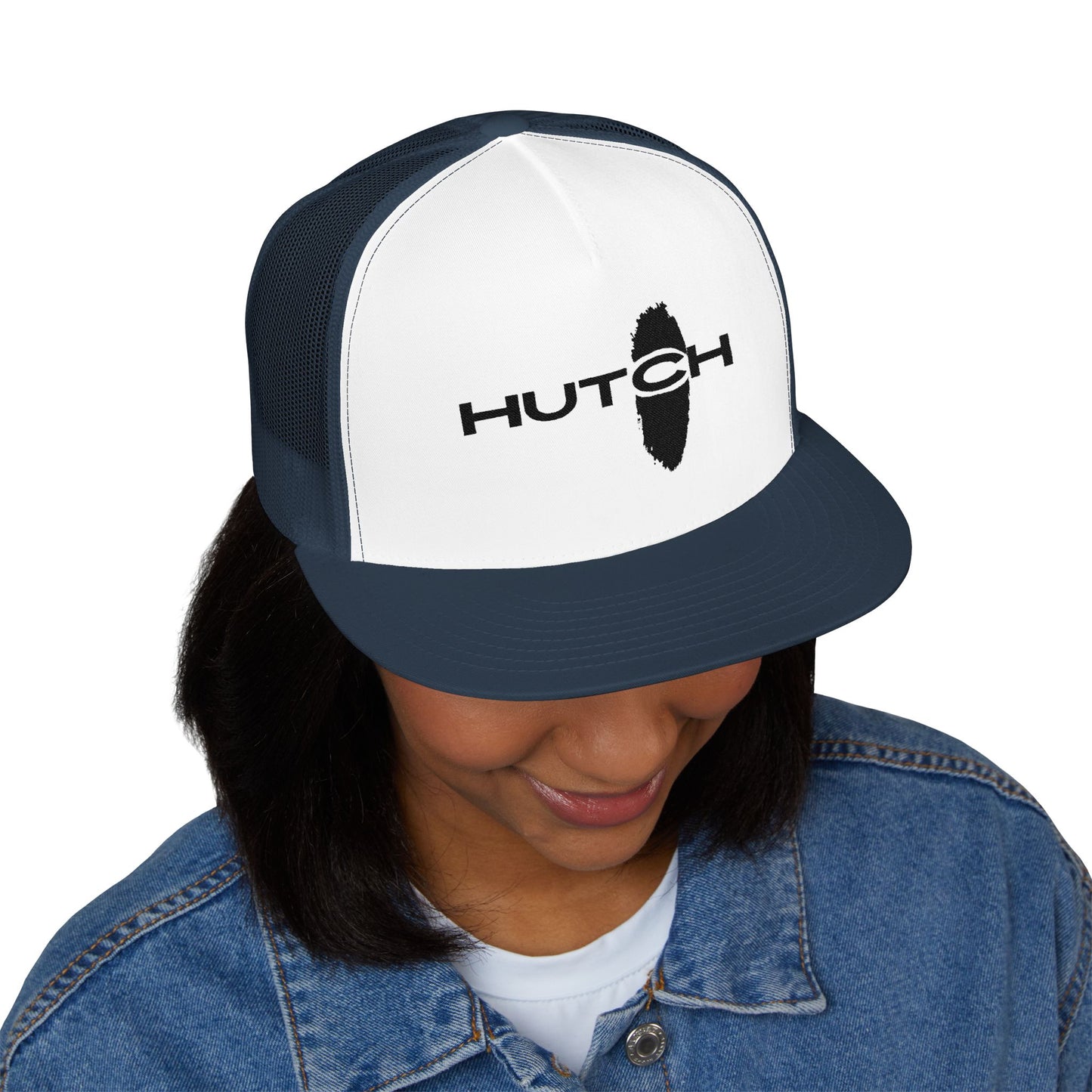 Stylish 5 Panel Trucker Cap with Embroidery, Fashion Hat, Outdoor Cap, Gift for Him, Adjustable Headwear