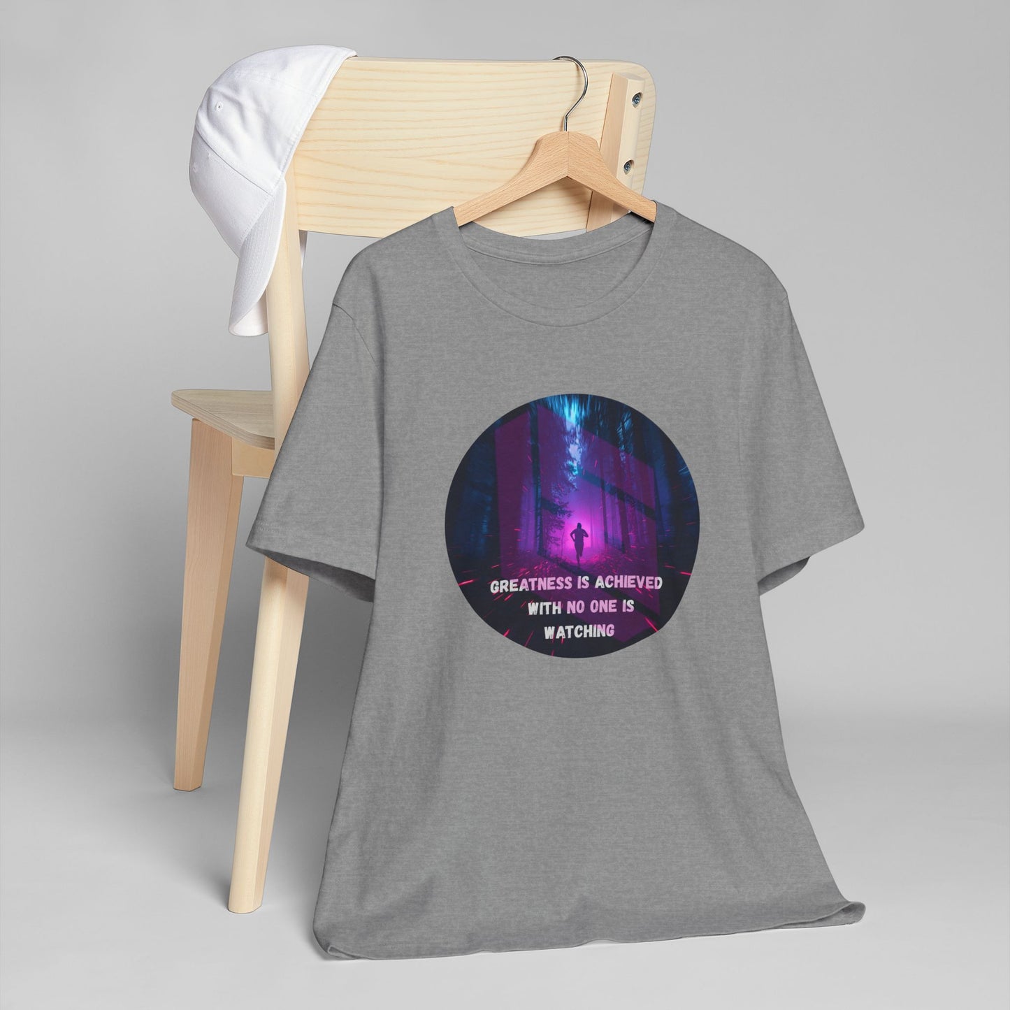 GREATNESS - Inspirational - Lines Sports Unisex Jersey T-Shirt – Casual Athletic Apparel (Copy)