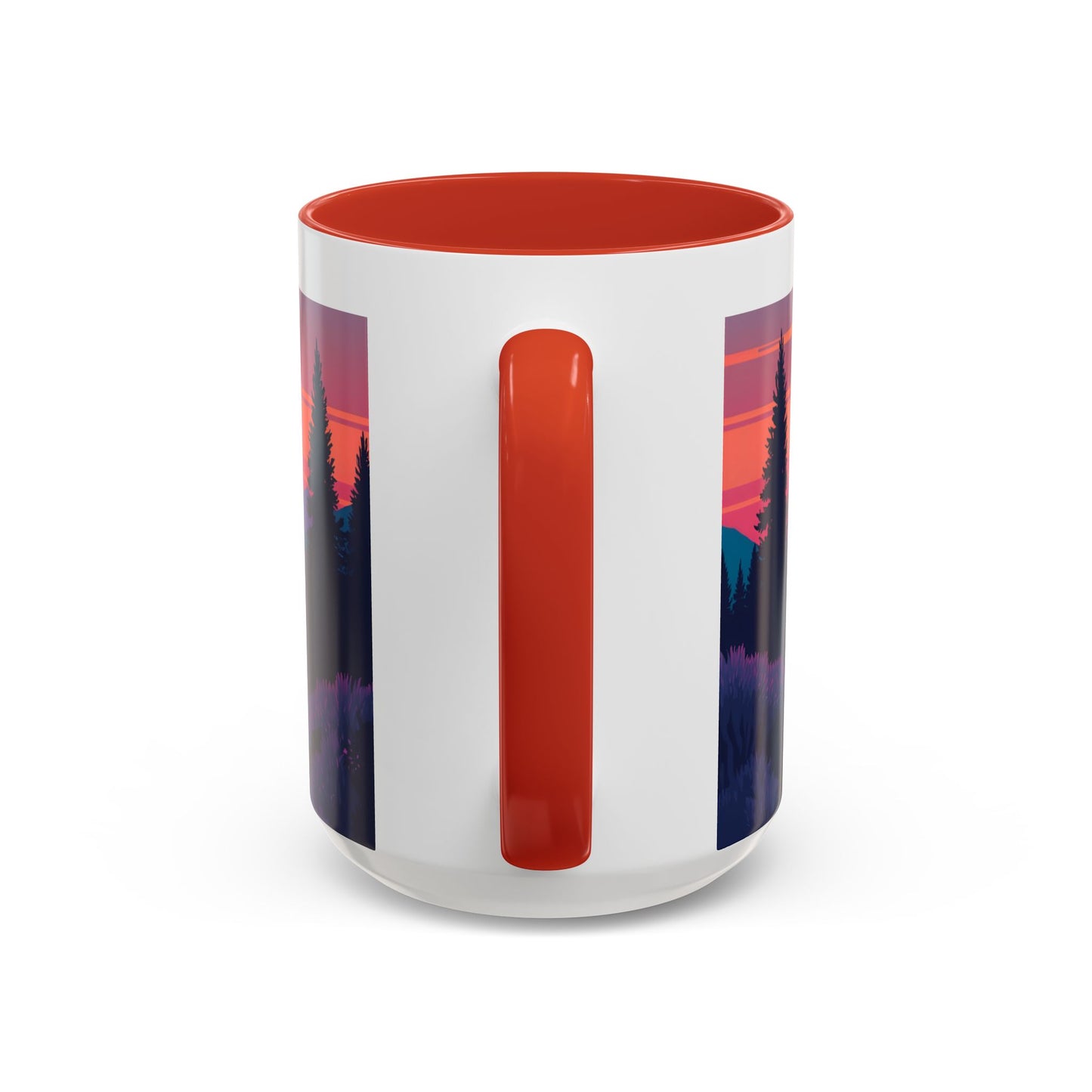 Enjoy the Brew - Mountain Sunset Coffee Mug - Enjoy the Brew, Nature Lover Gift, Camping Mug, Hiking Accessory, Cozy Home Decor