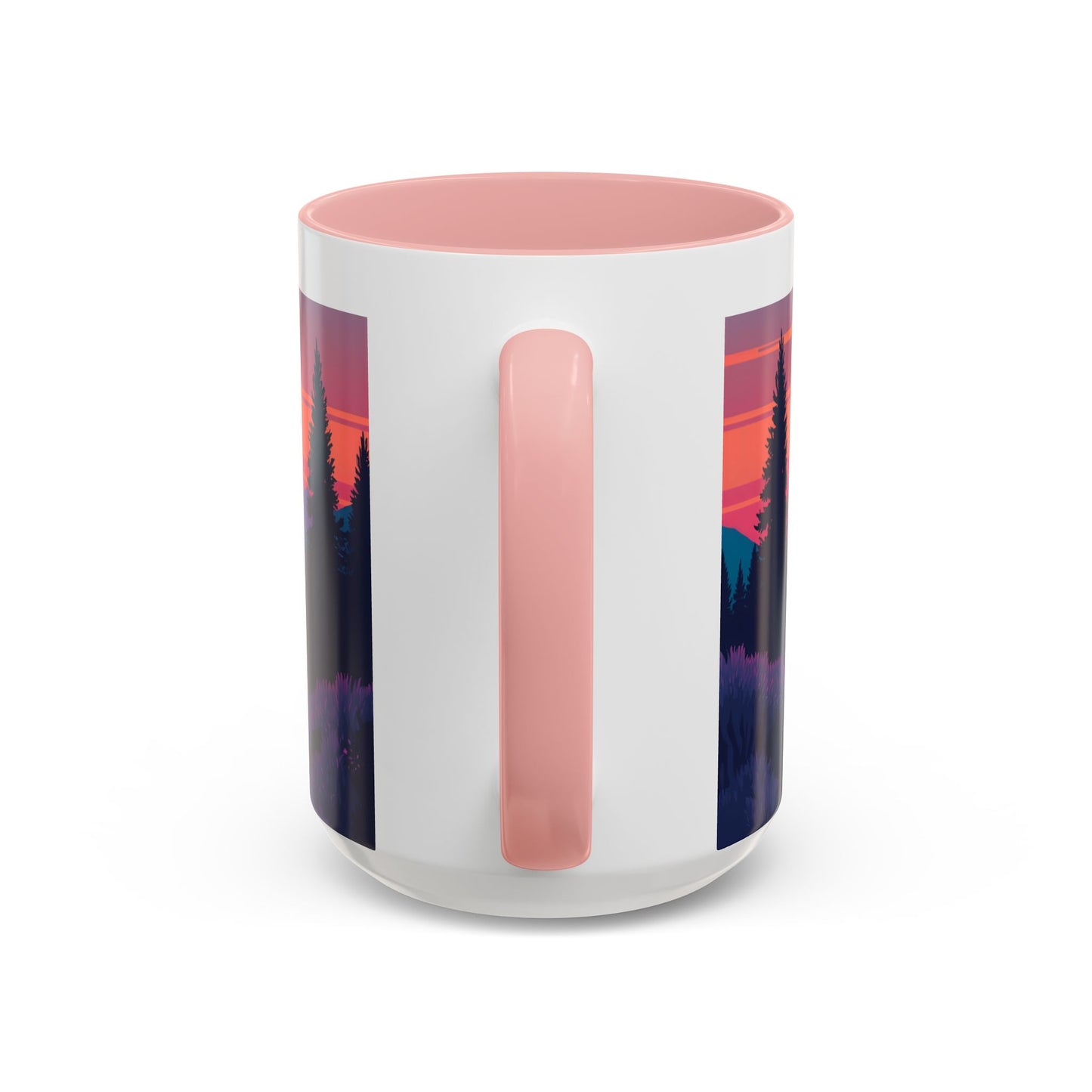 Enjoy the Brew - Mountain Sunset Coffee Mug - Enjoy the Brew, Nature Lover Gift, Camping Mug, Hiking Accessory, Cozy Home Decor