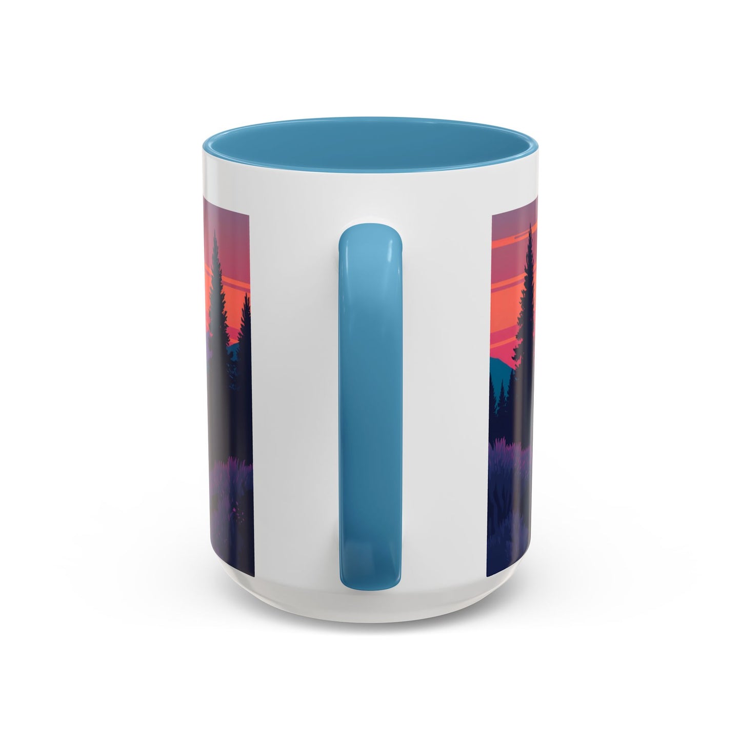 Enjoy the Brew - Mountain Sunset Coffee Mug - Enjoy the Brew, Nature Lover Gift, Camping Mug, Hiking Accessory, Cozy Home Decor