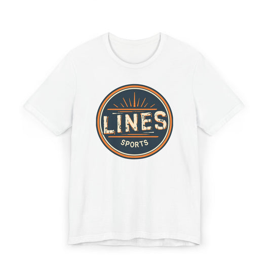 LINES SPORTS - Retro Sporty Lines Unisex Jersey T-Shirt