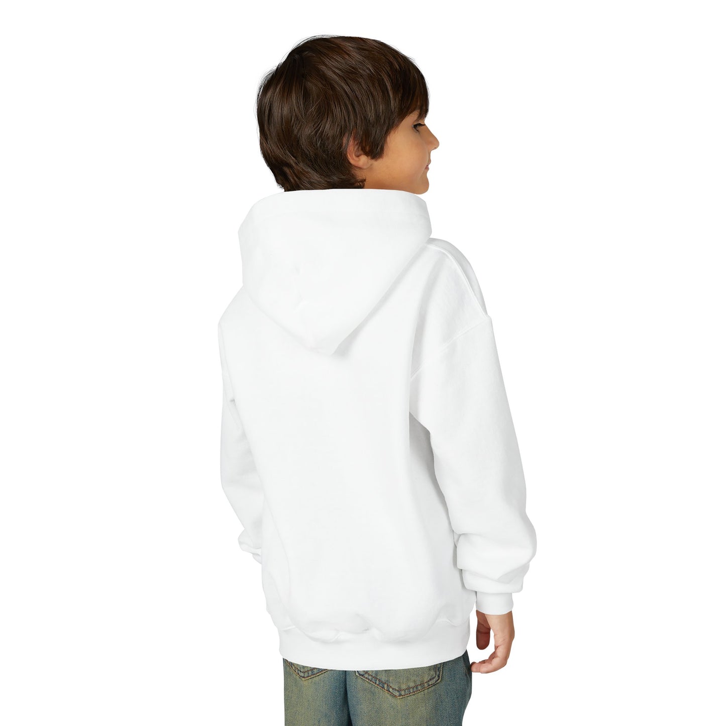 BASKETBALL INSPIRATIONAL Colorful Youth Hoodie - Inspirational Streetwear, Motivational Gift, Everyday Comfort, Trendy Fashion, Creative Self-Expression