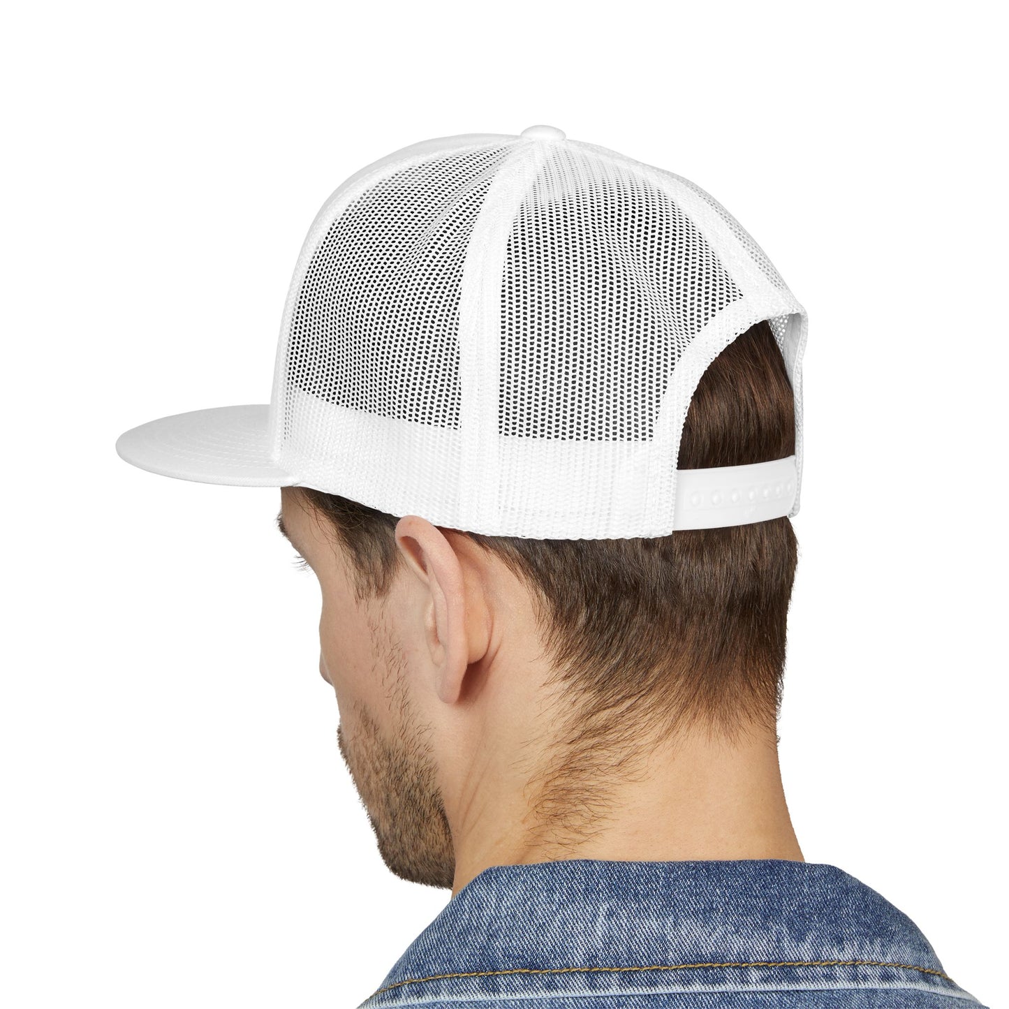 Stylish 5 Panel Trucker Cap with Embroidery, Fashion Hat, Outdoor Cap, Gift for Him, Adjustable Headwear
