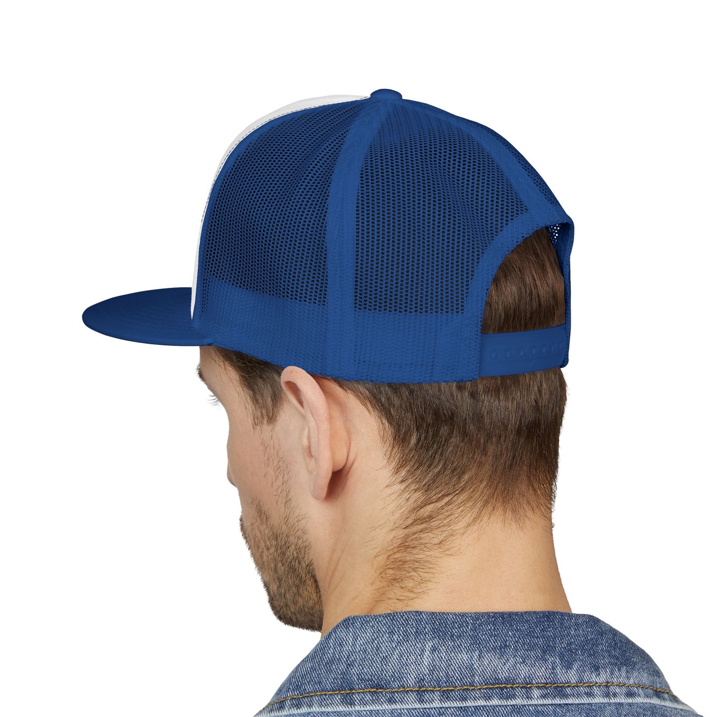 Stylish 5 Panel Trucker Cap with Embroidery, Fashion Hat, Outdoor Cap, Gift for Him, Adjustable Headwear